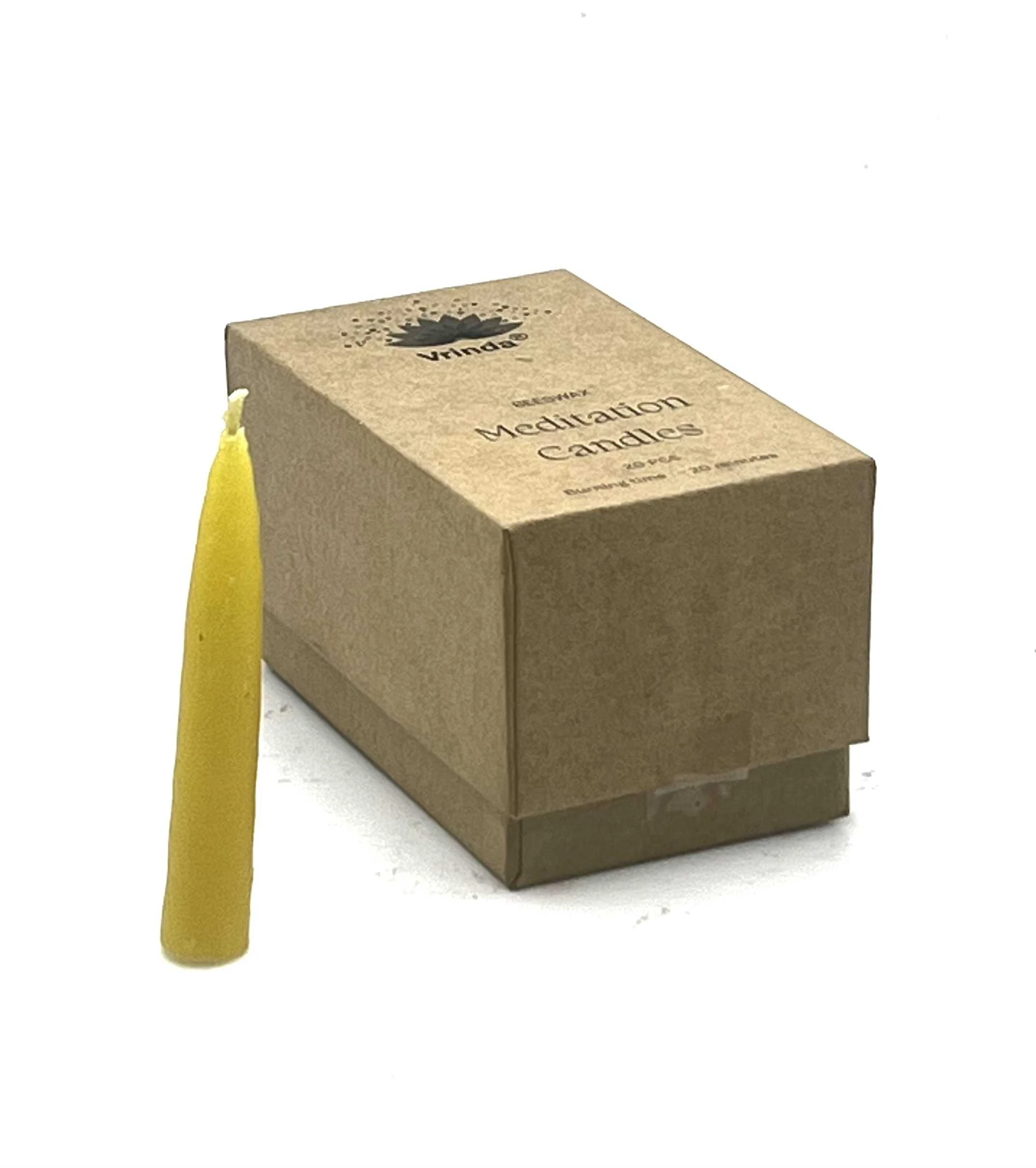 Natural Beewax Candles (pack of 20)