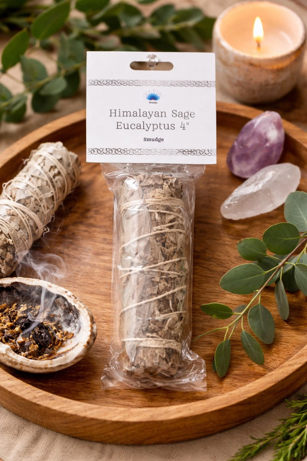 Himalayan Sage w/ Eucalyptus 4"