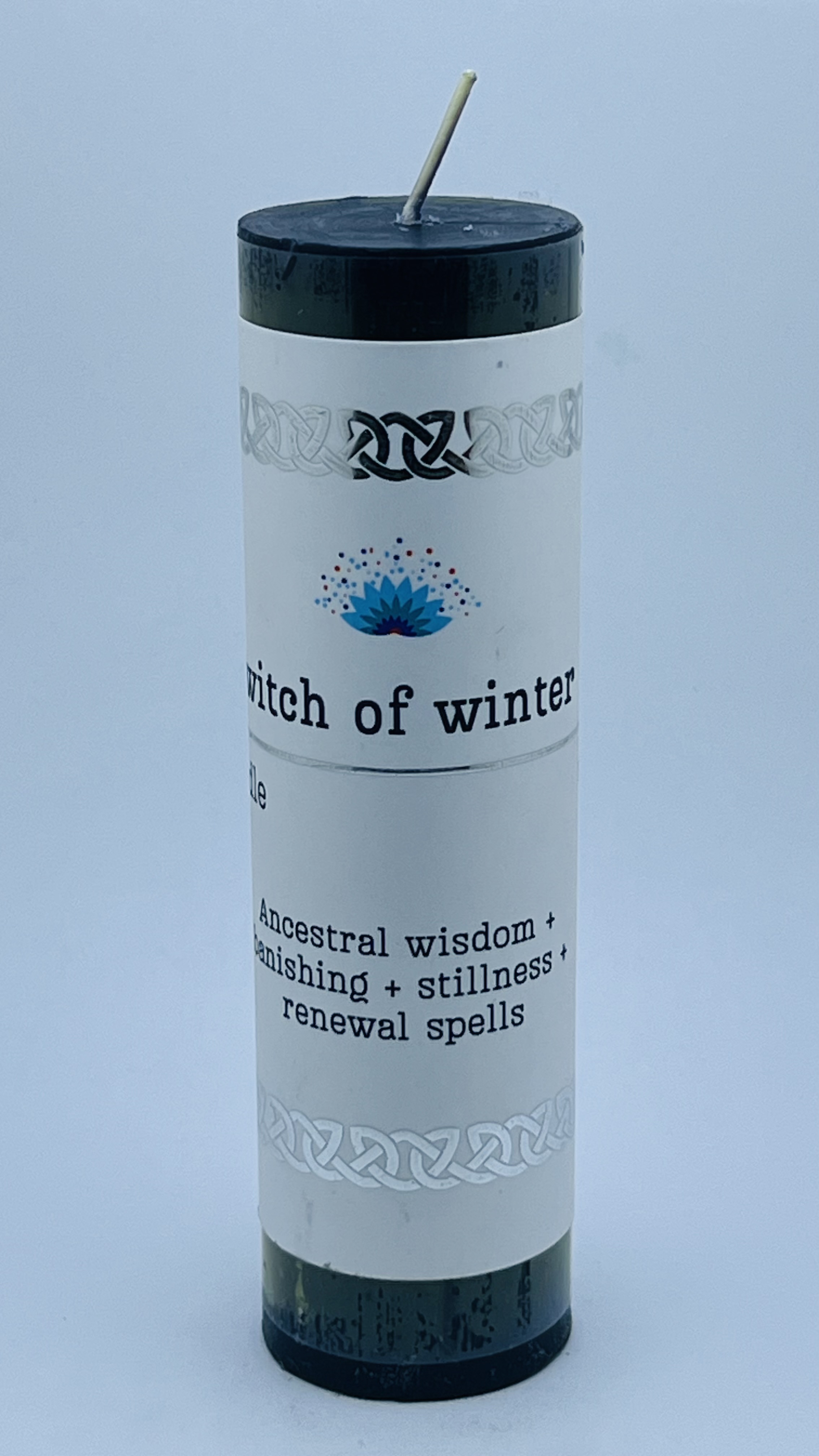 Intention Pillar Candle Witch of winter 5"x1.5"