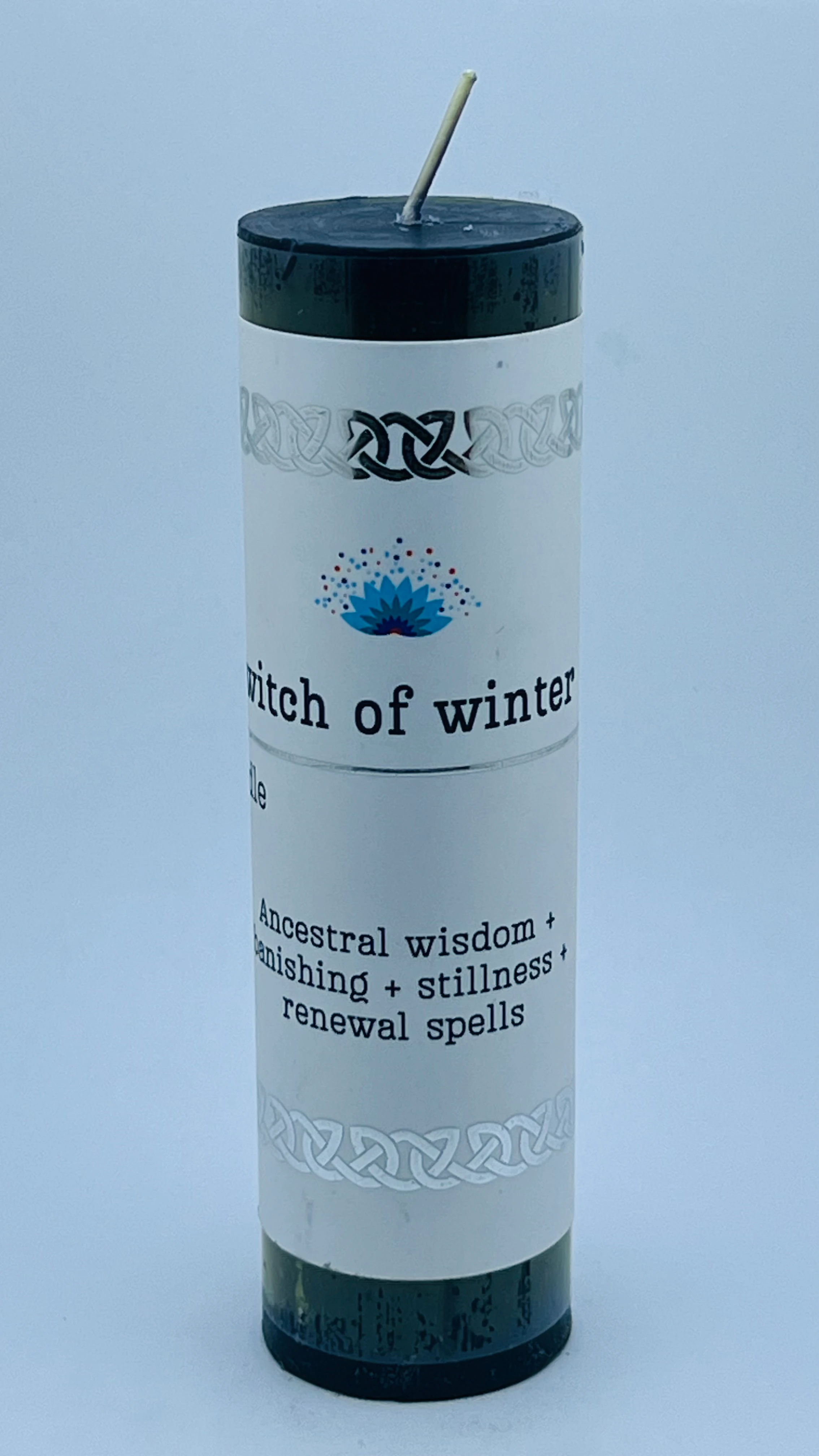 Intention Pillar Candle Witch of winter 5"x1.5"