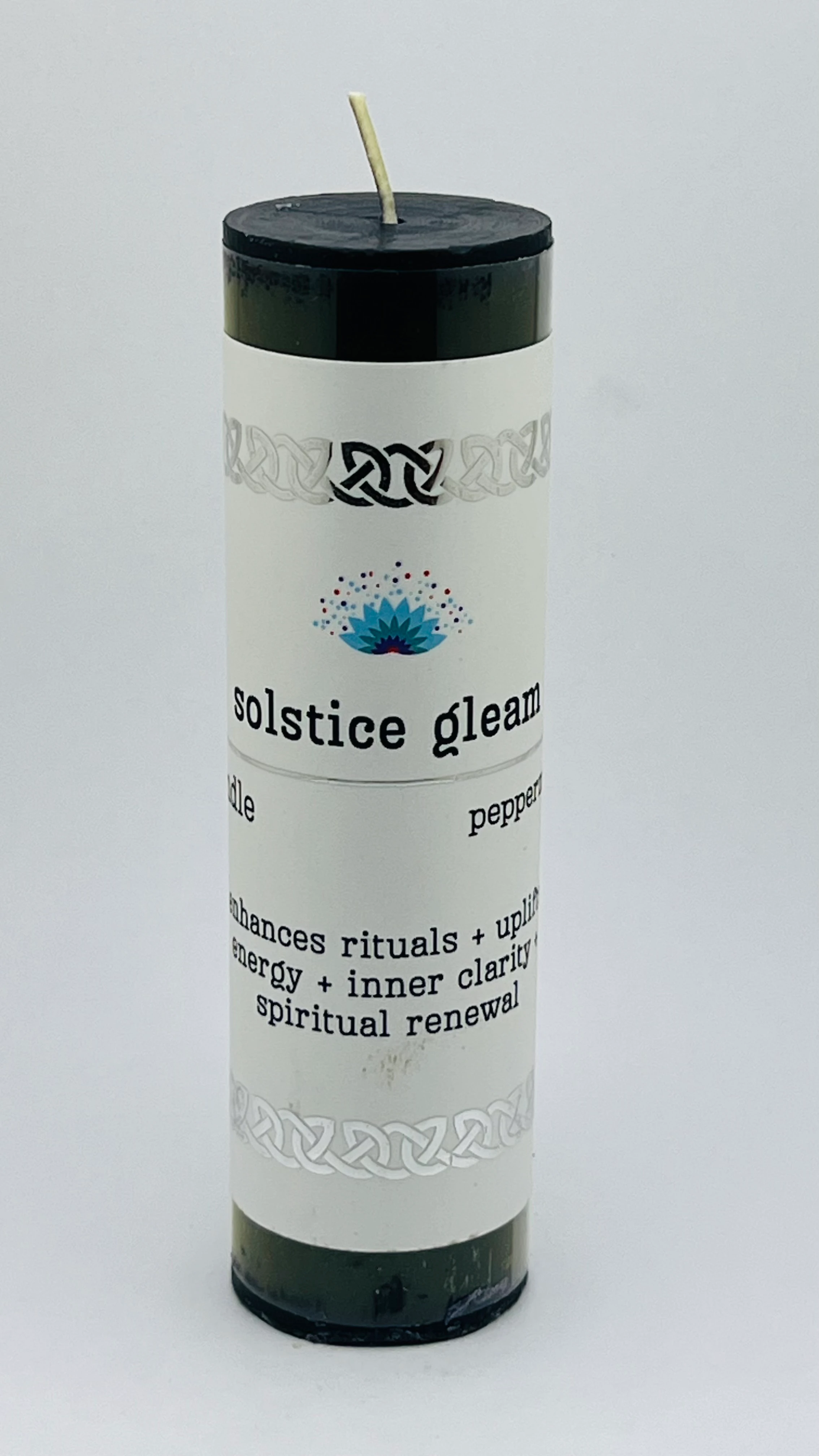 Intention Pillar Candle Solstice gleam 5"x1.5"