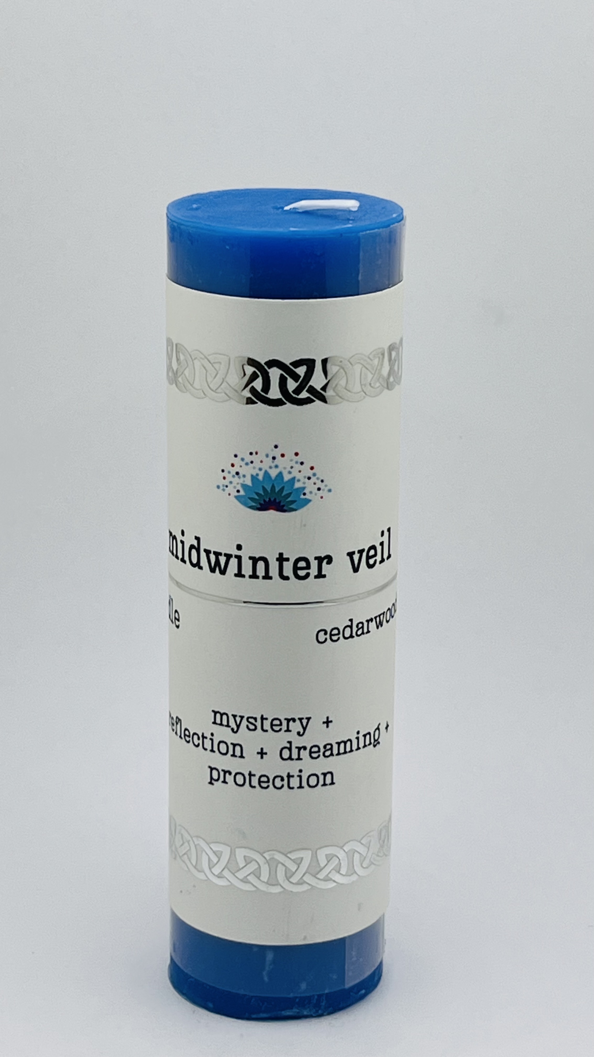 Intention Pillar Candle Midwinter Veil 5"x1.5"