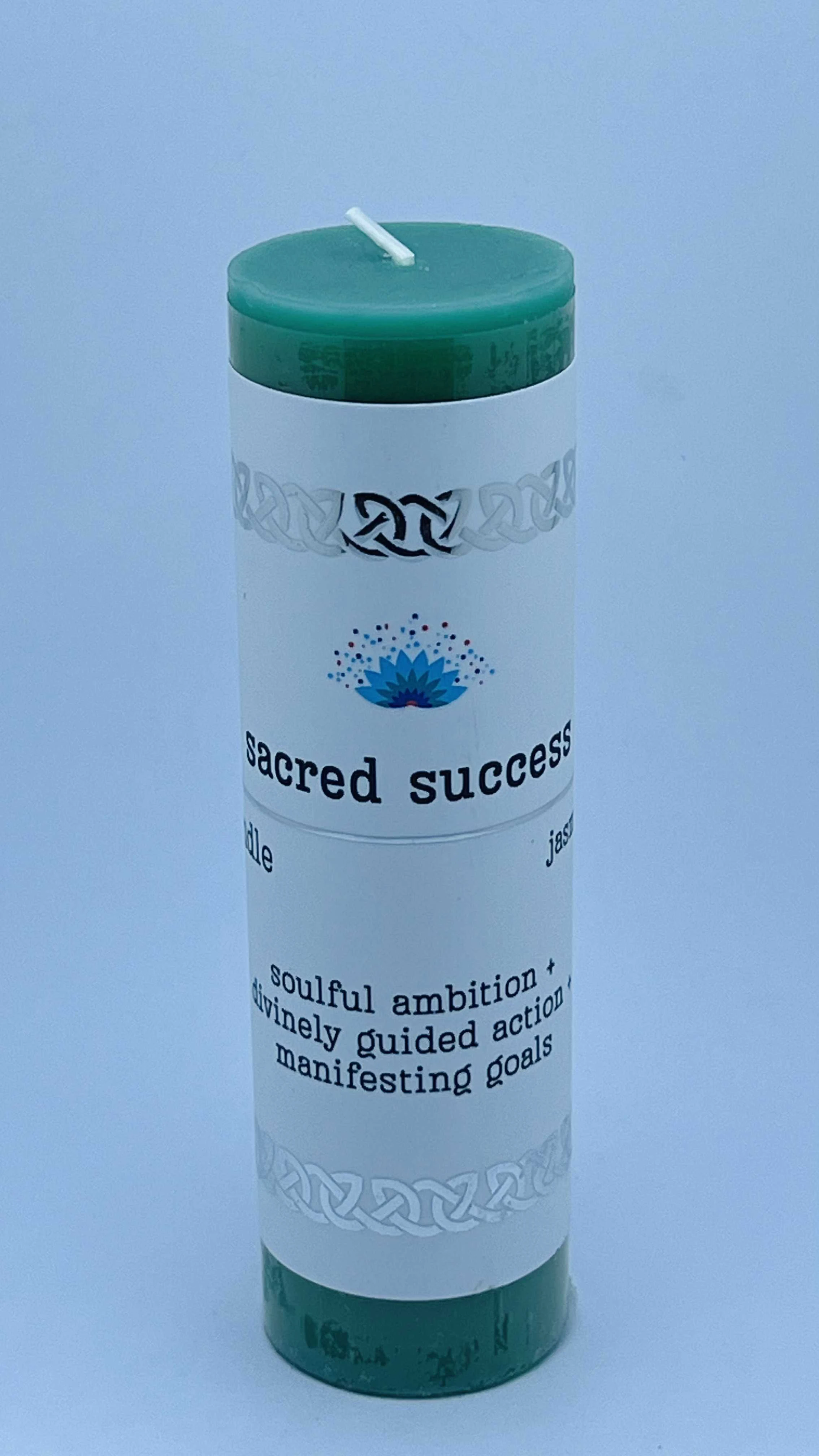 Intention Pillar Candle Sacred success 5"x1.5"