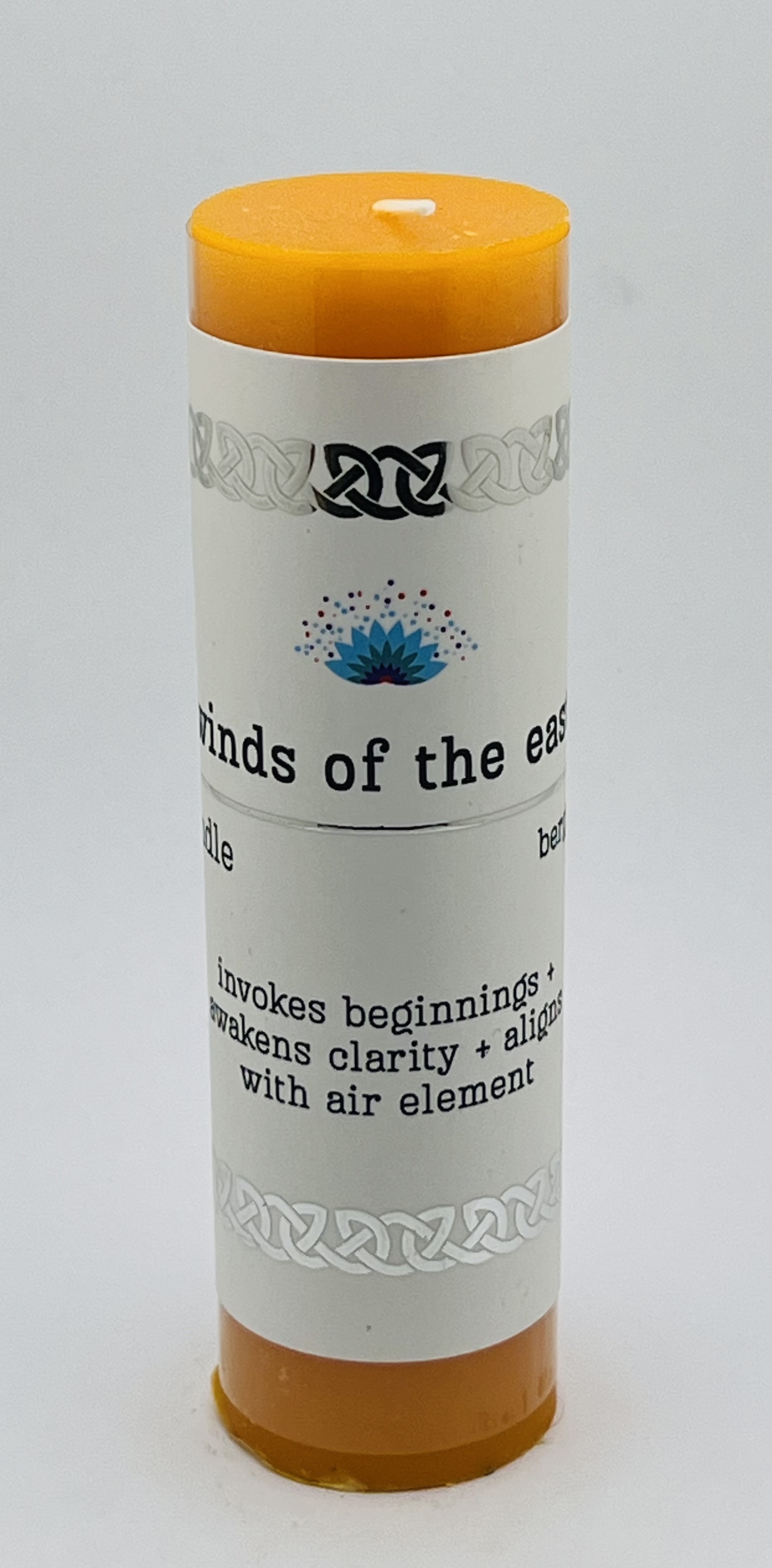  Intention Pillar Candle Winds of the East 5"x1.5"