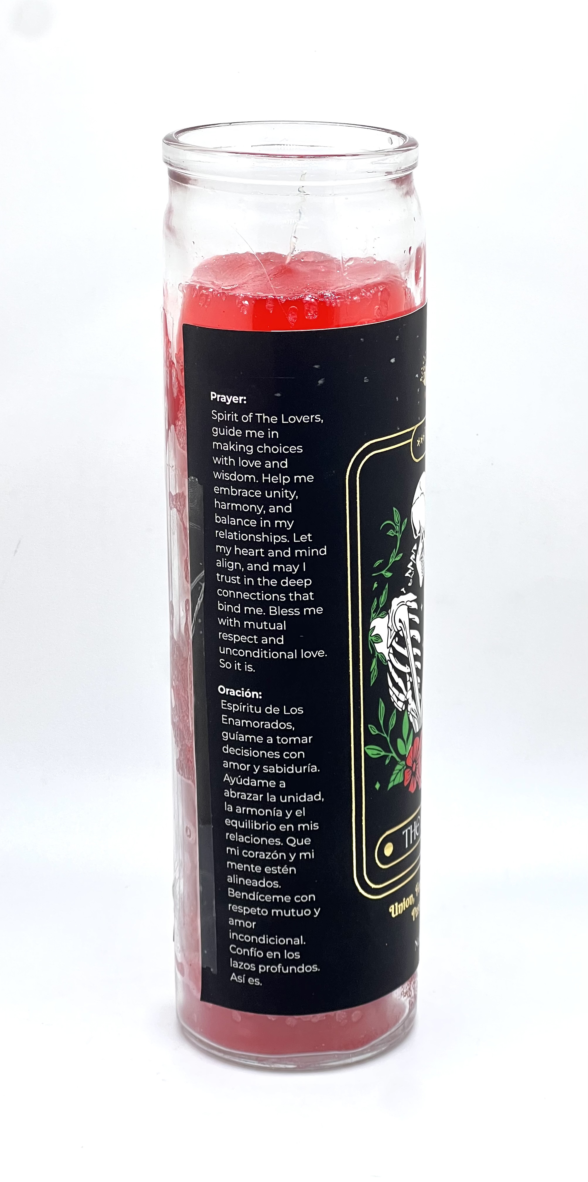 Eternal Lovers Tarot candle