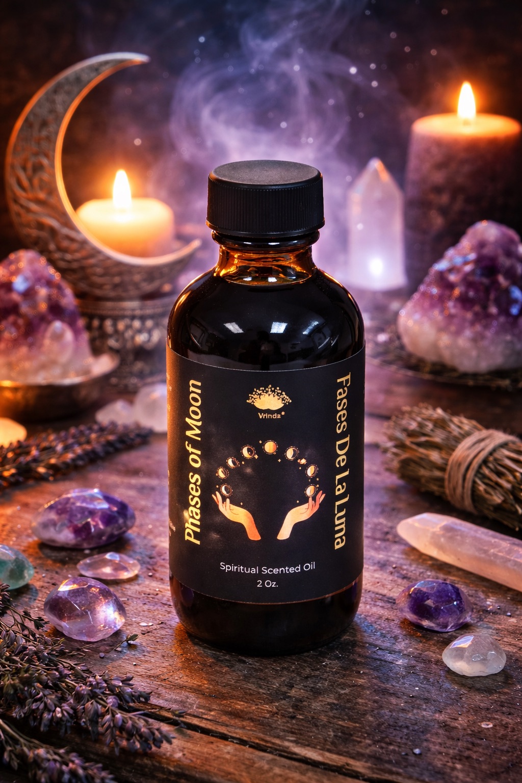 Phases of Moon Spiritual Scented Oil 2 oz