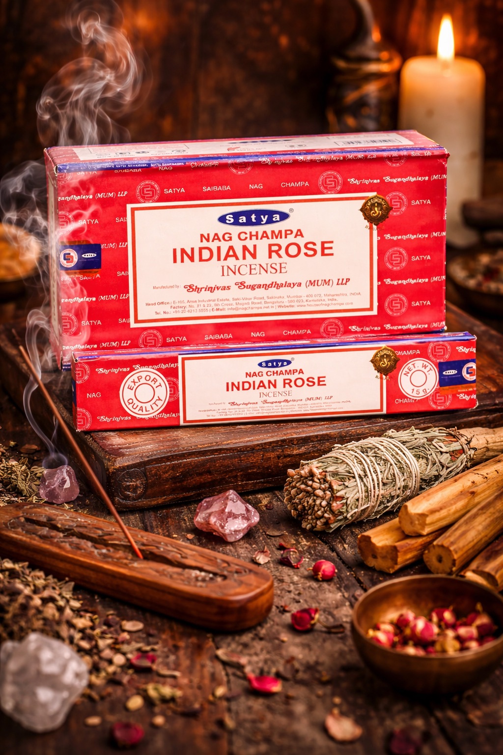 Satya Indian Rose (15 grams)