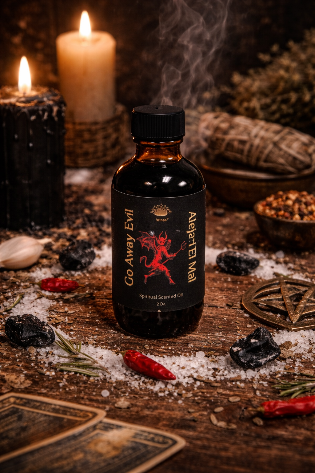 Go away Evil Spiritual Scented Oil 2 oz.