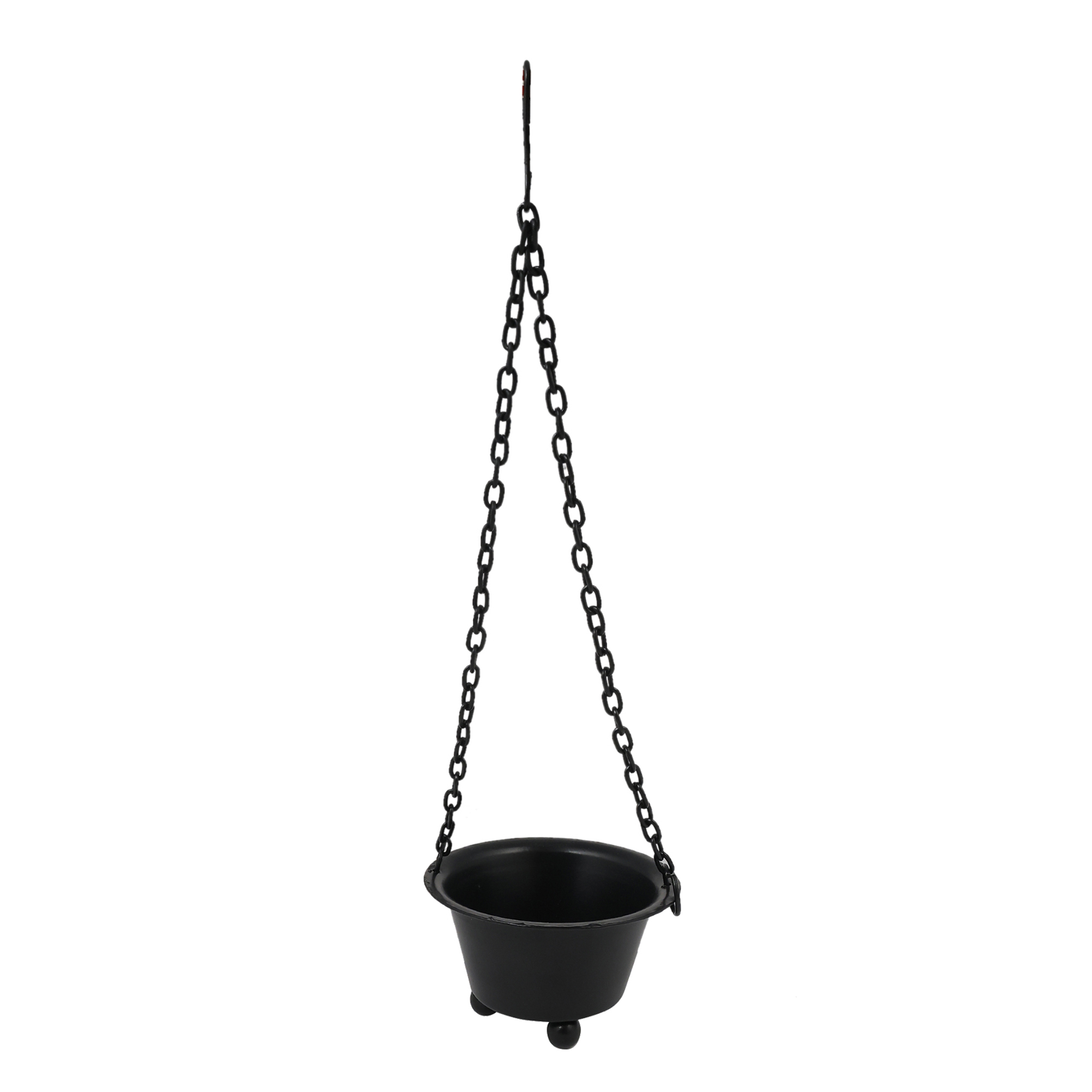 Black Metal Hanging Burner Plain 3"