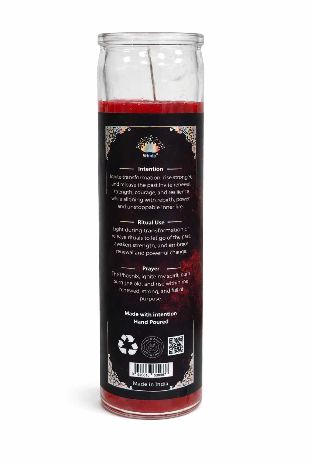 Phoenix Flame Spiritual Ritual Jar Candle New Arrivals VD