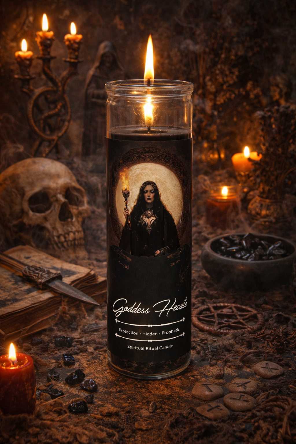 Goddess Hecate Ritual Jar Candle