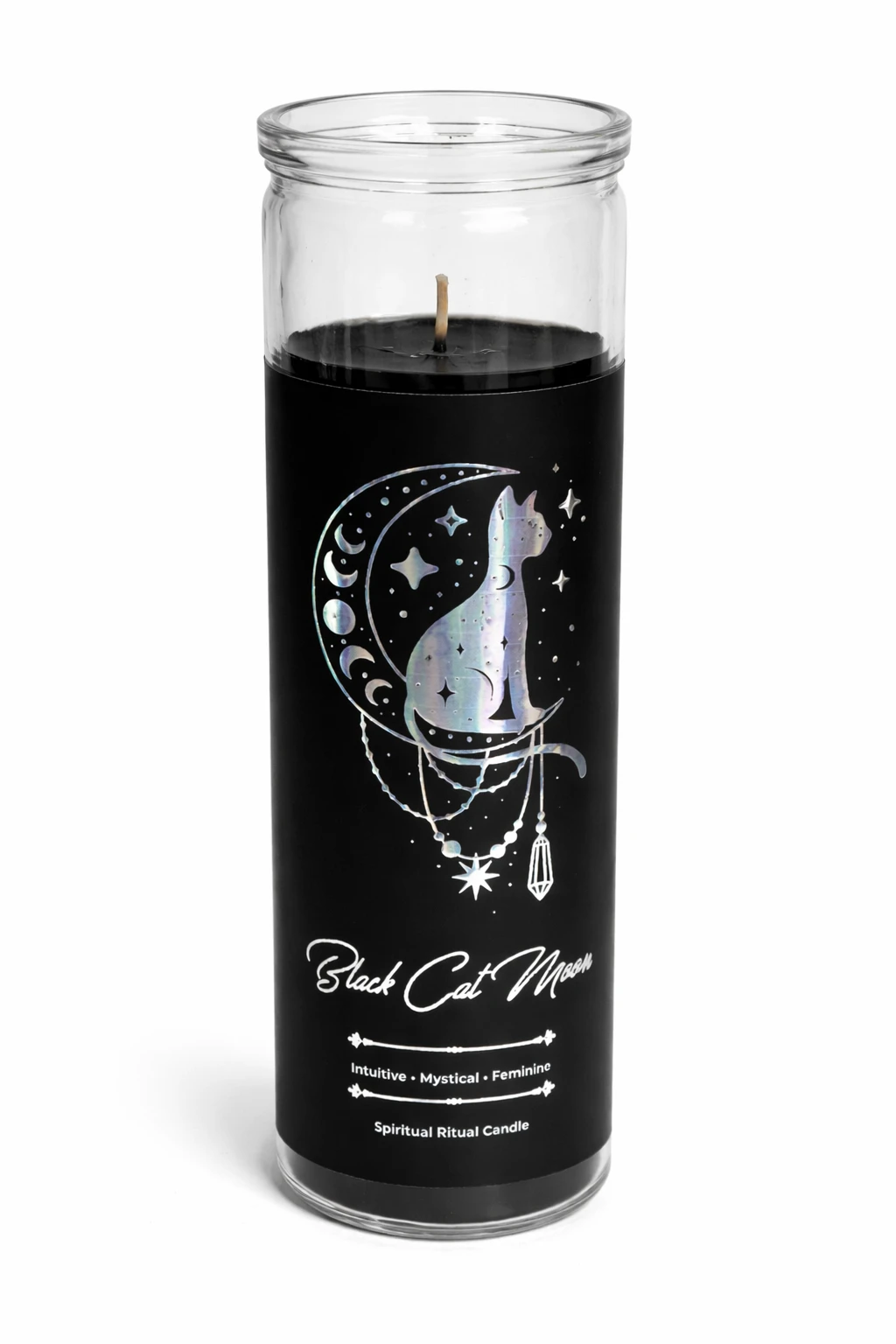 Black Cat Moon Ritual Jar Candle