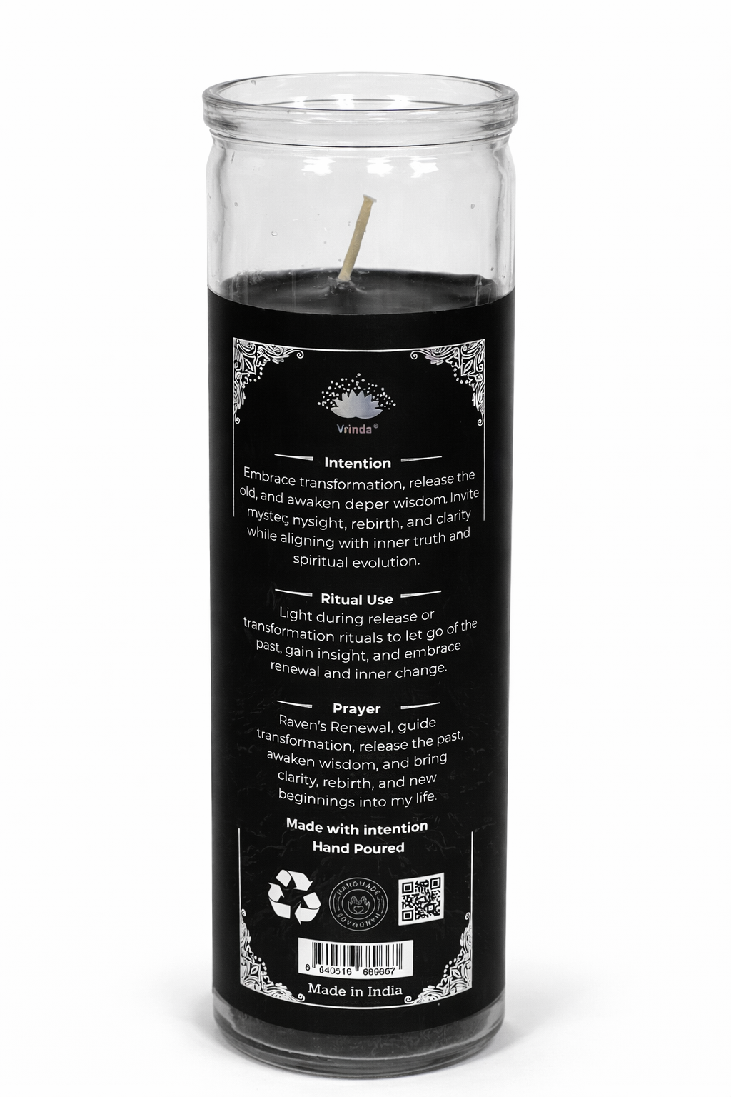 Raven's Renewal Ritual Jar Candle
