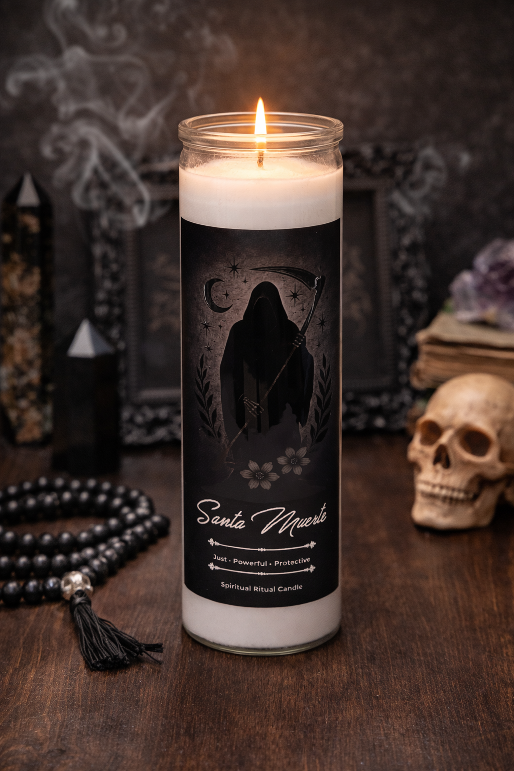 Santa Muerte Ritual Jar Candle