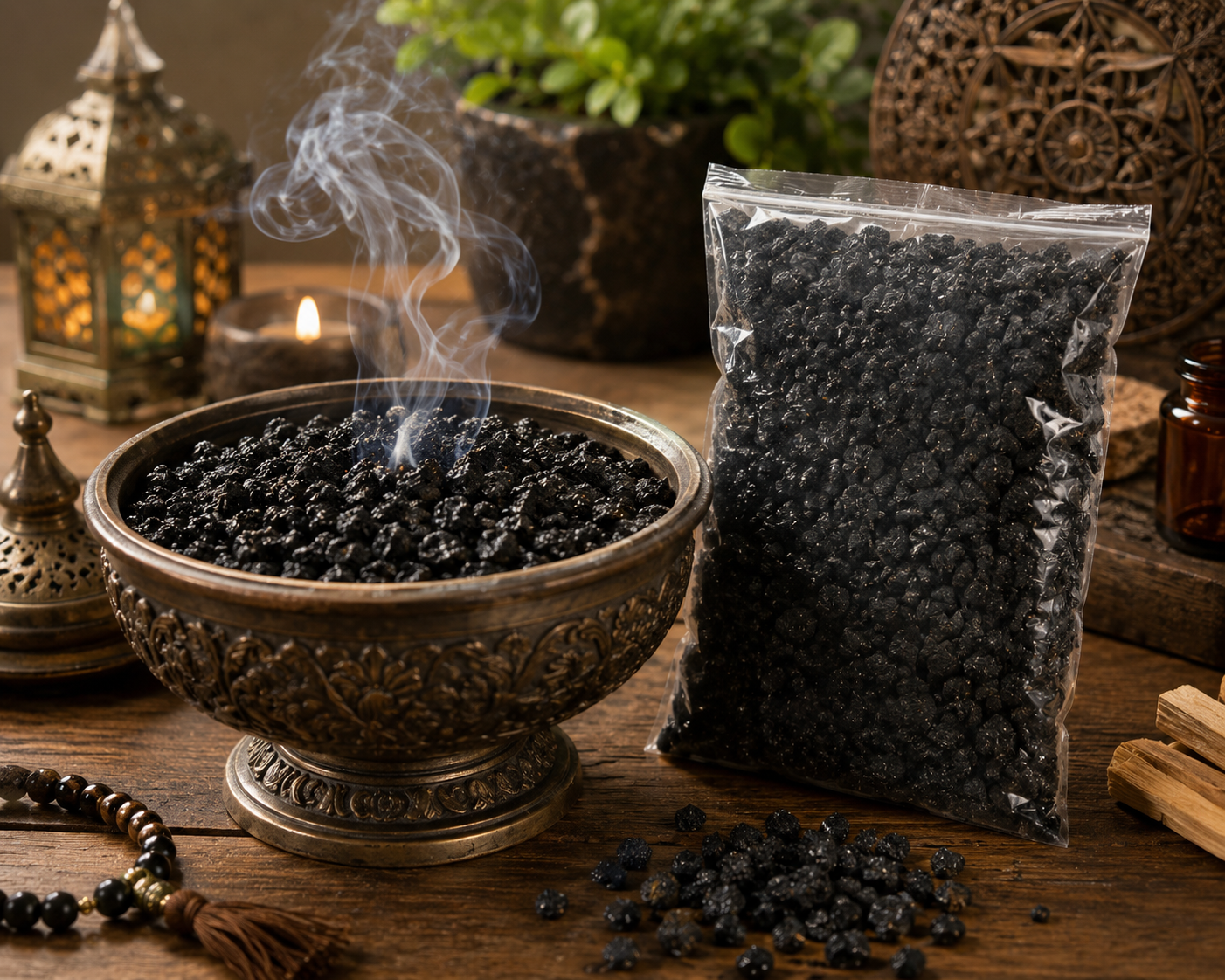 Black resin Incense (1lb)