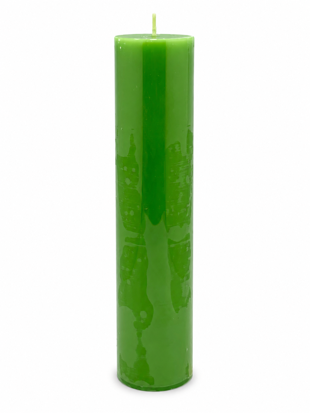 Scented Pillar candles 7''x1.5'' (Light Green)
