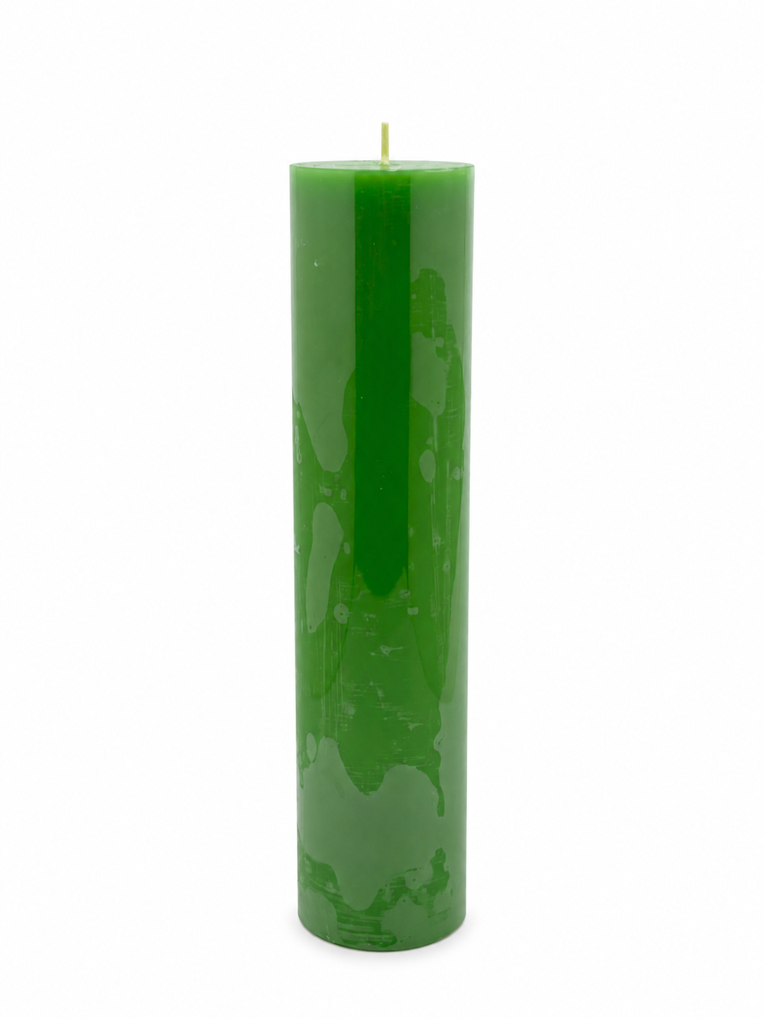 Scented Pillar candles 7''x1.5'' (Dark Green)