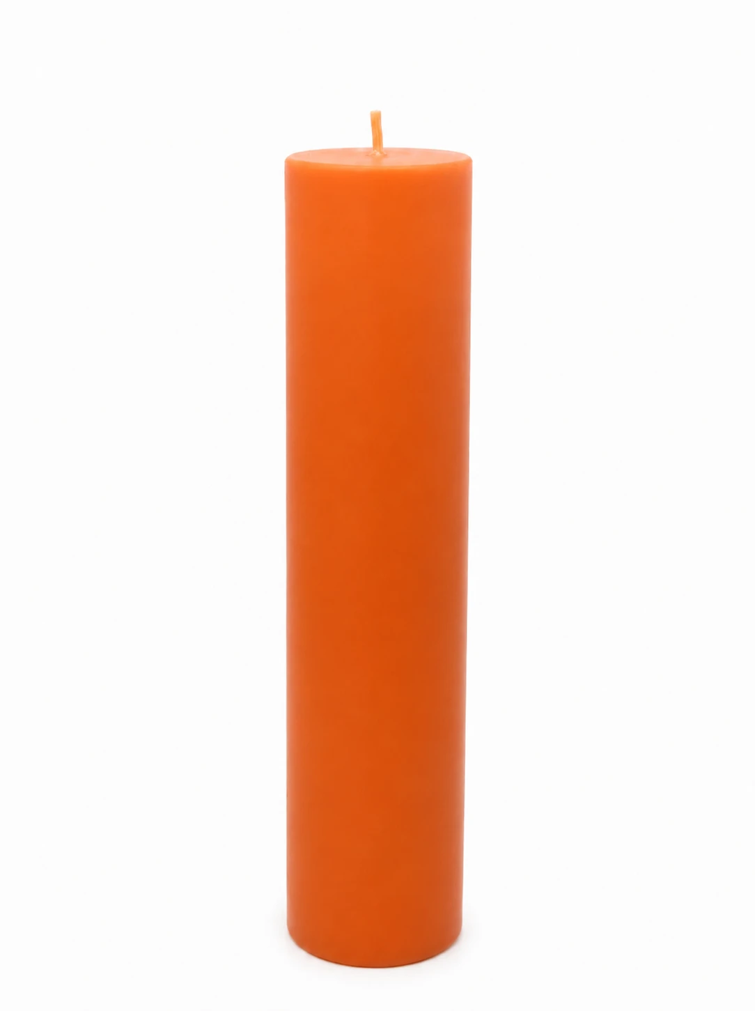 Scented Pillar candles 7''x1.5'' (Orange)