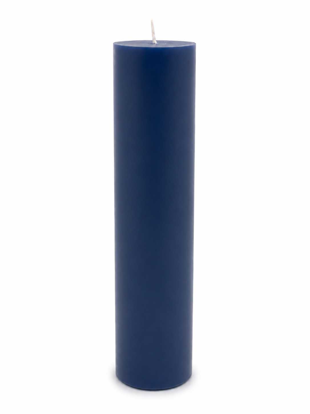 Scented Pillar candles 7''x1.5'' (Dark Blue)