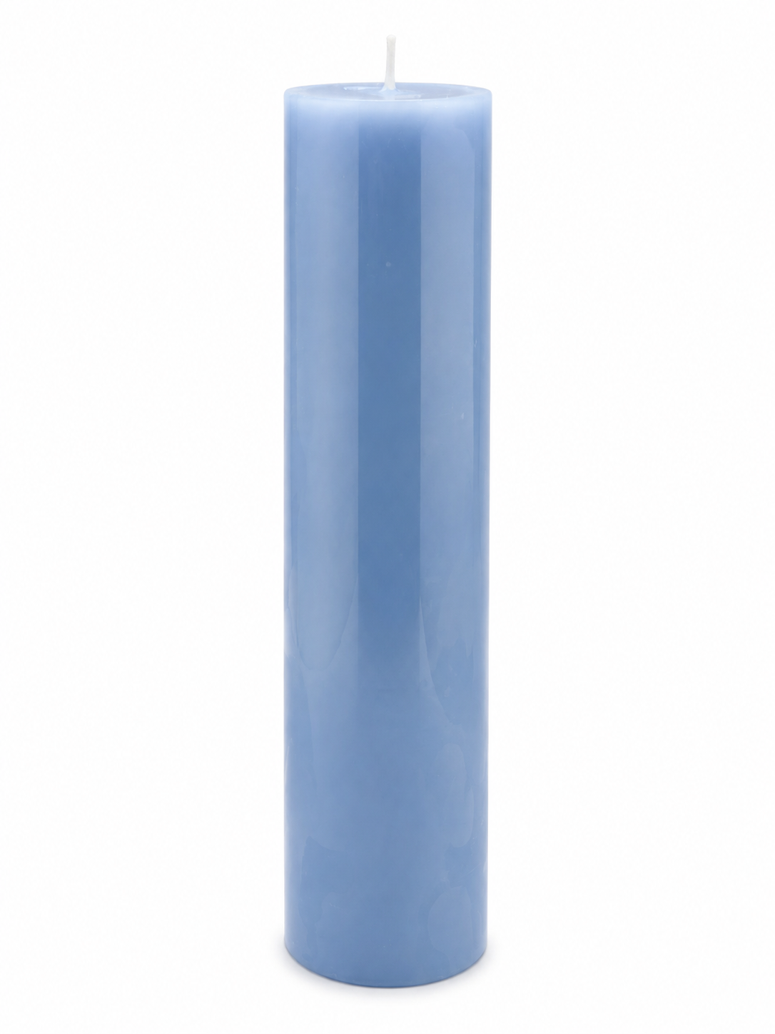 Scented Pillar candles 7''x1.5'' (Light Blue)