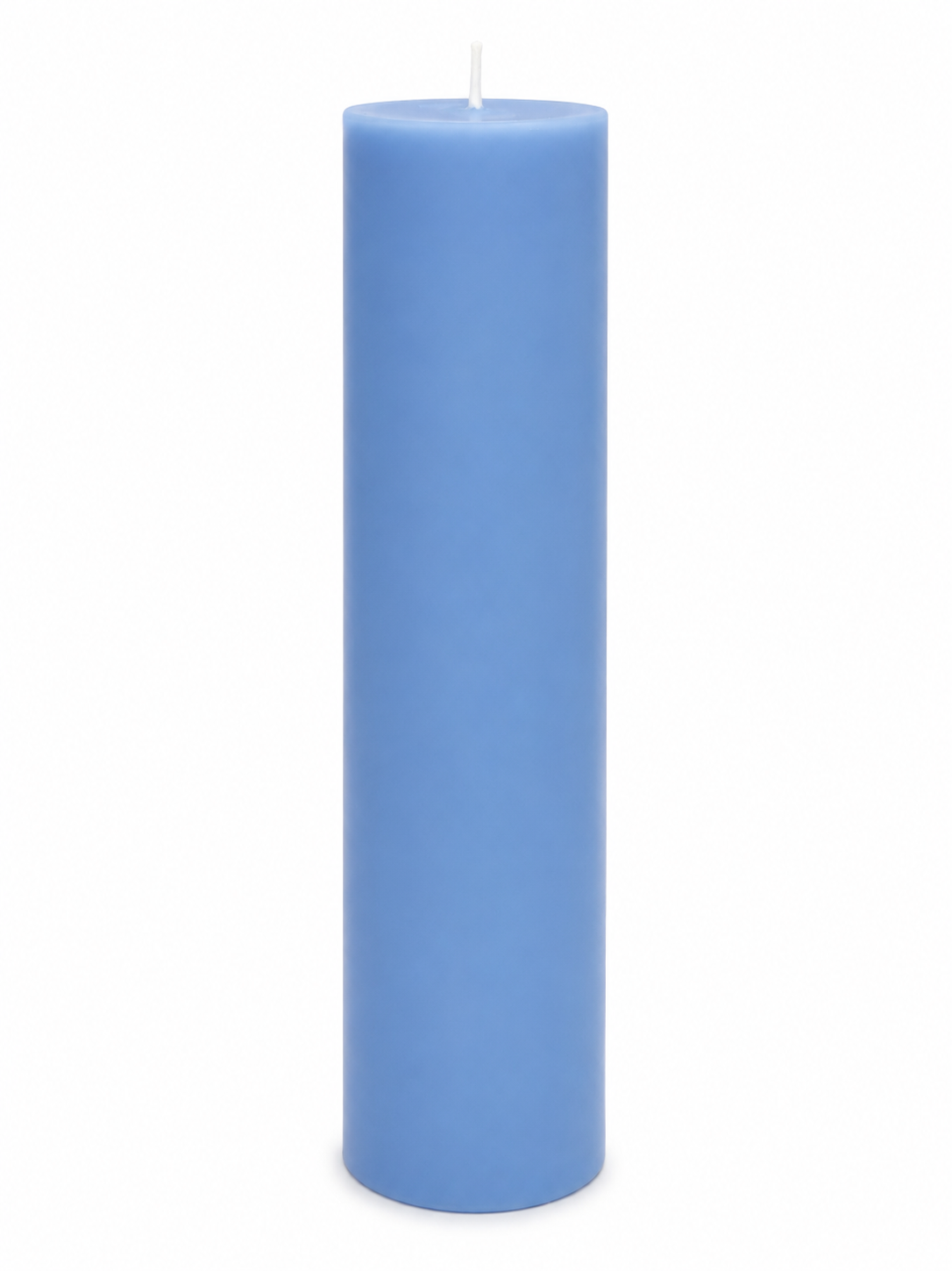 Scented Pillar candles 7''x1.5'' (Light Blue)