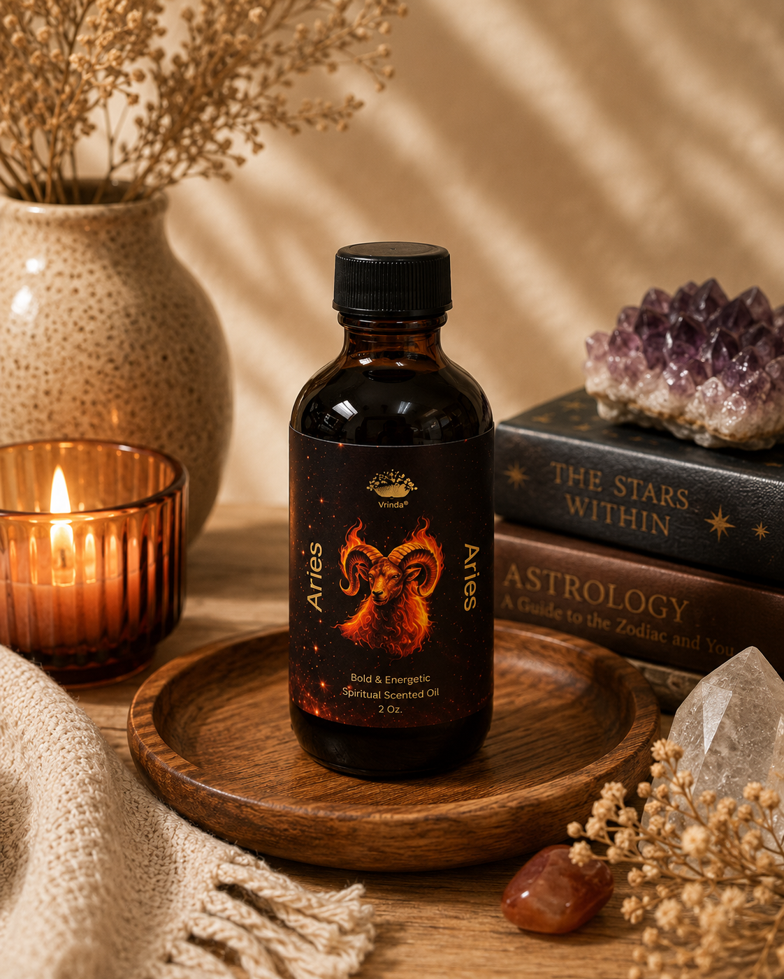 Aries Zodiac Scented Oil 2 oz.
