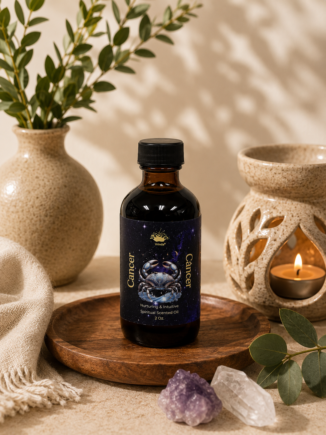 Cancer Zodiac Scented Oil 2 oz.