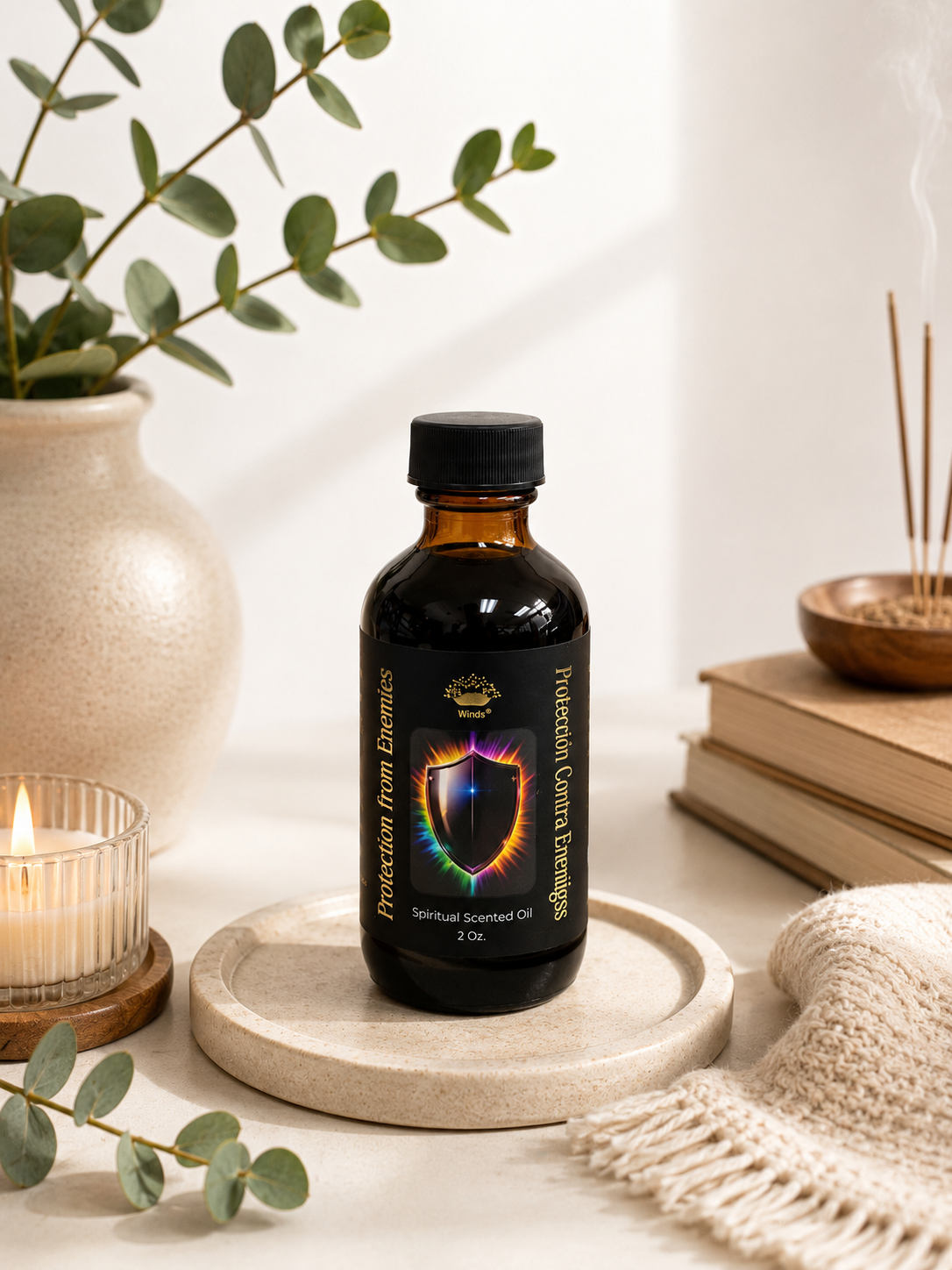 Protection from Enemies Spiritual Scented Oil 2 oz.