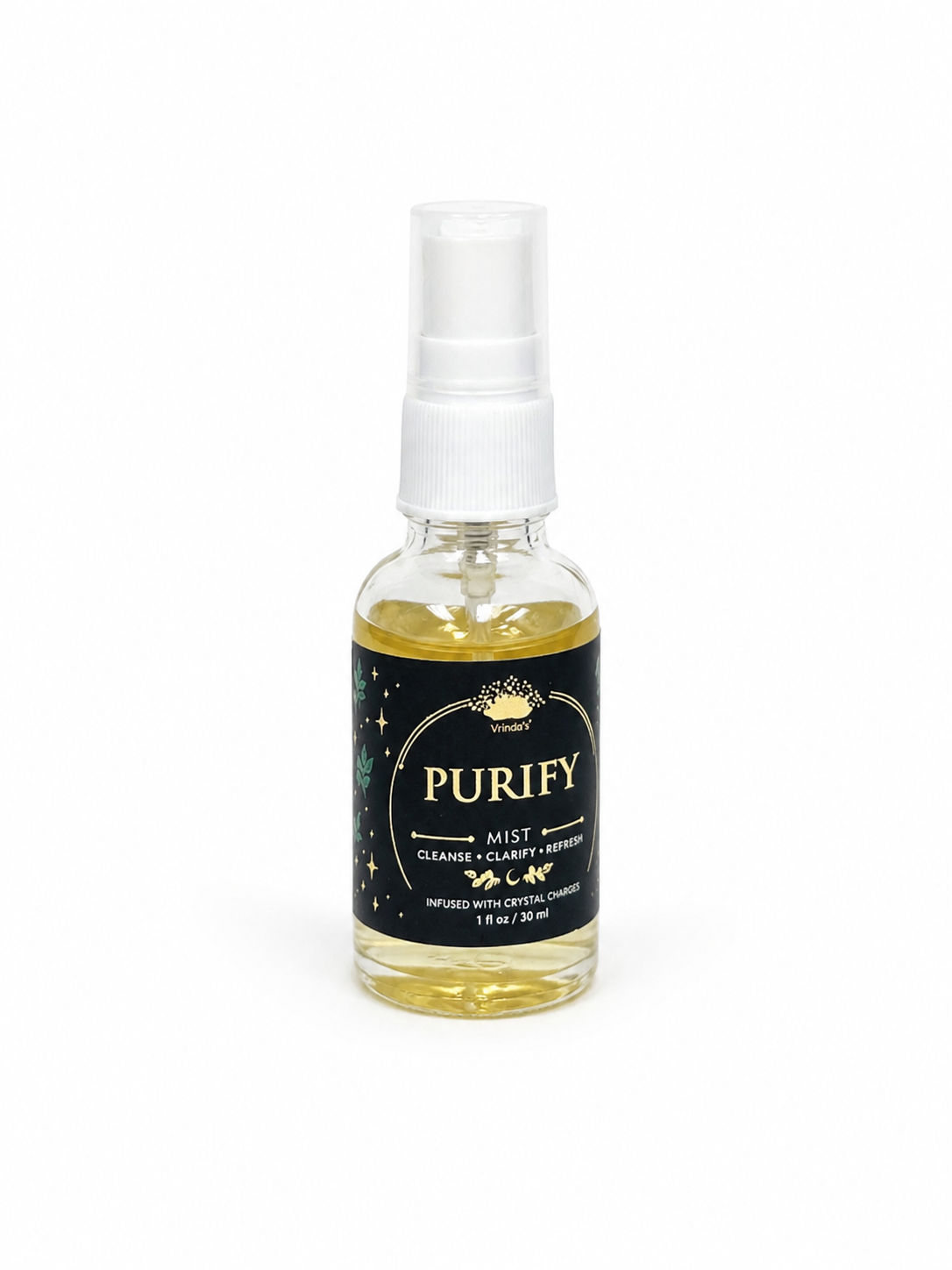 Purify Air Freshener with Clear Quartz Crystal – 30 ml