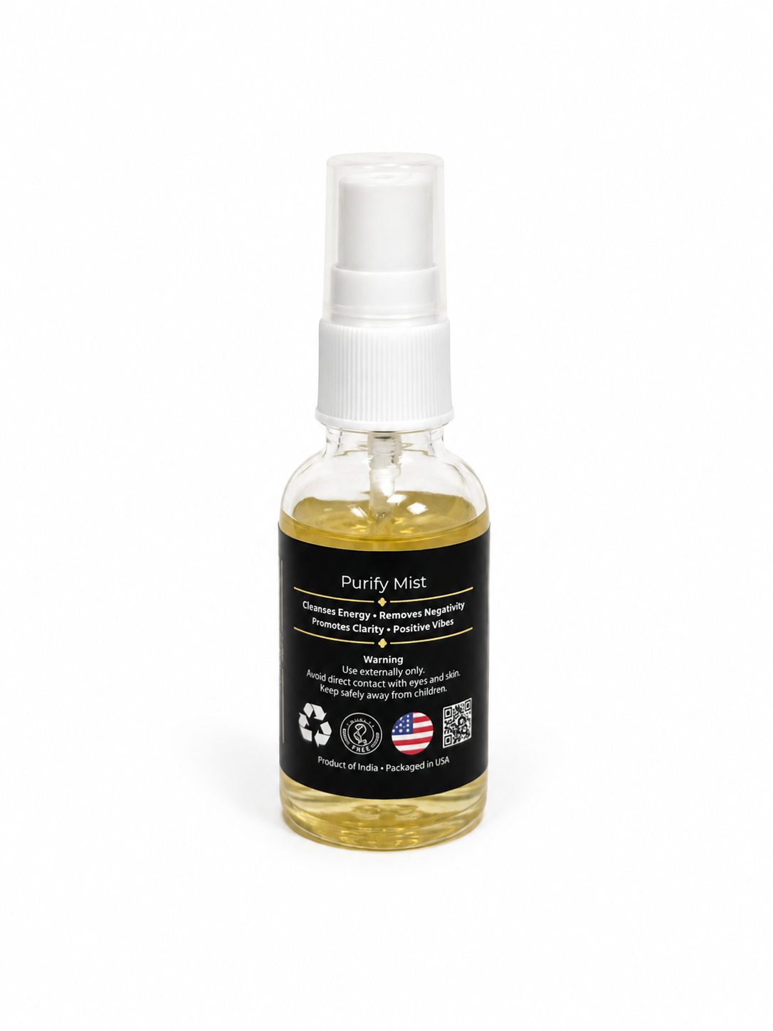 Purify Air Freshener with Clear Quartz Crystal – 30 ml