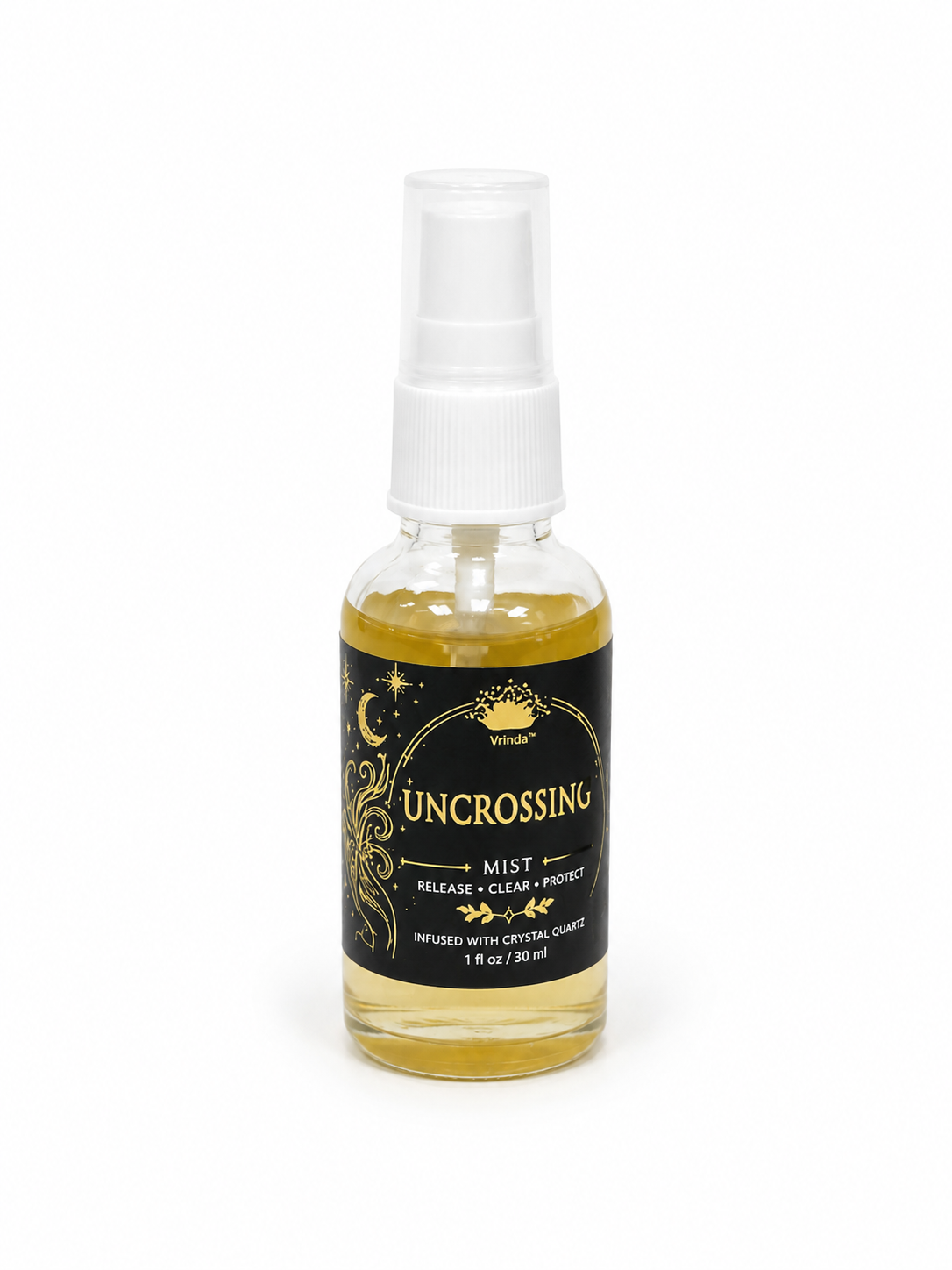 Uncrossing Air Freshener with Clear Quartz Crystal – 30 ml