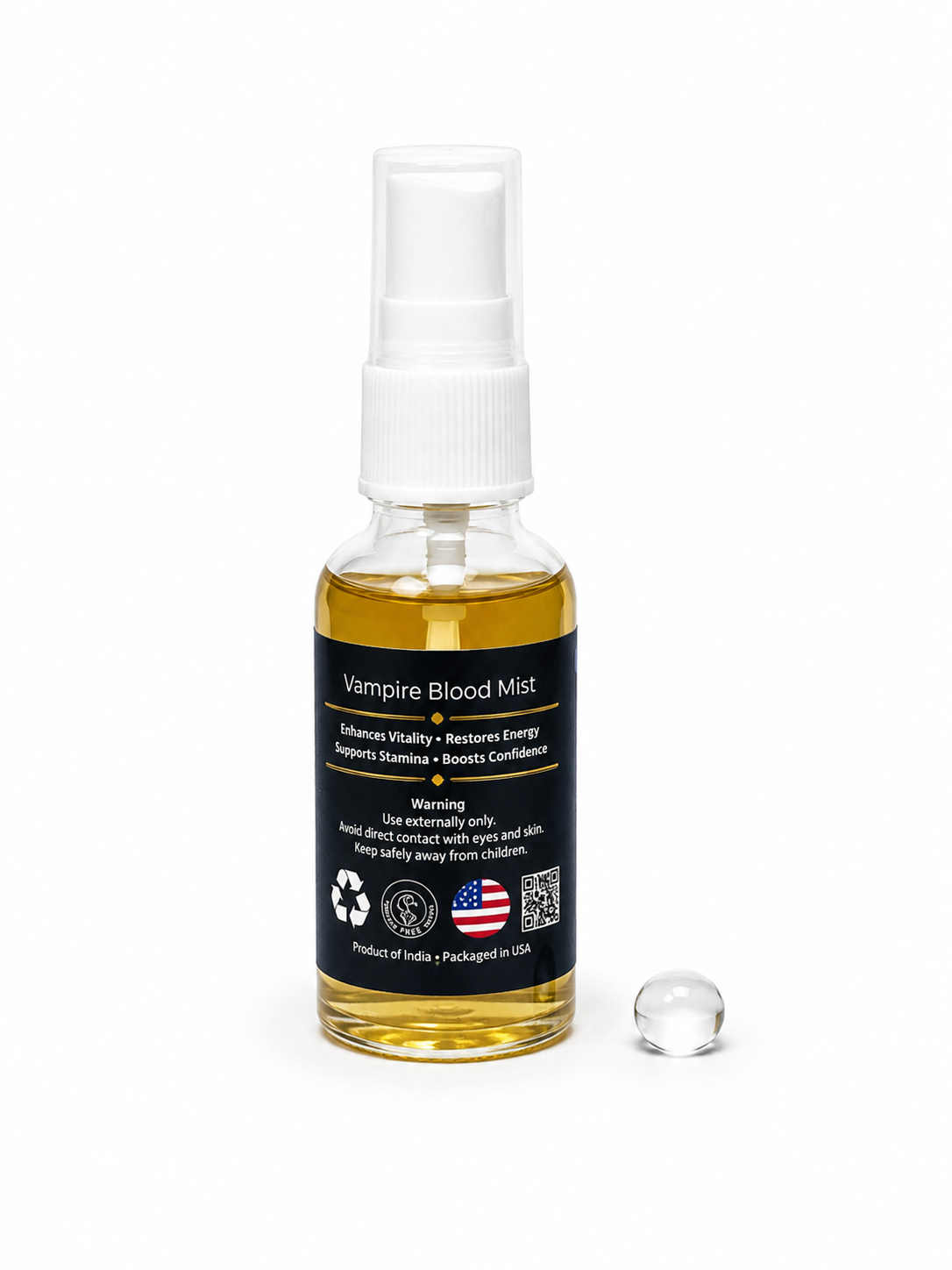 Vampire Blood Air Freshener with Clear Quartz Crystal – 30 ml