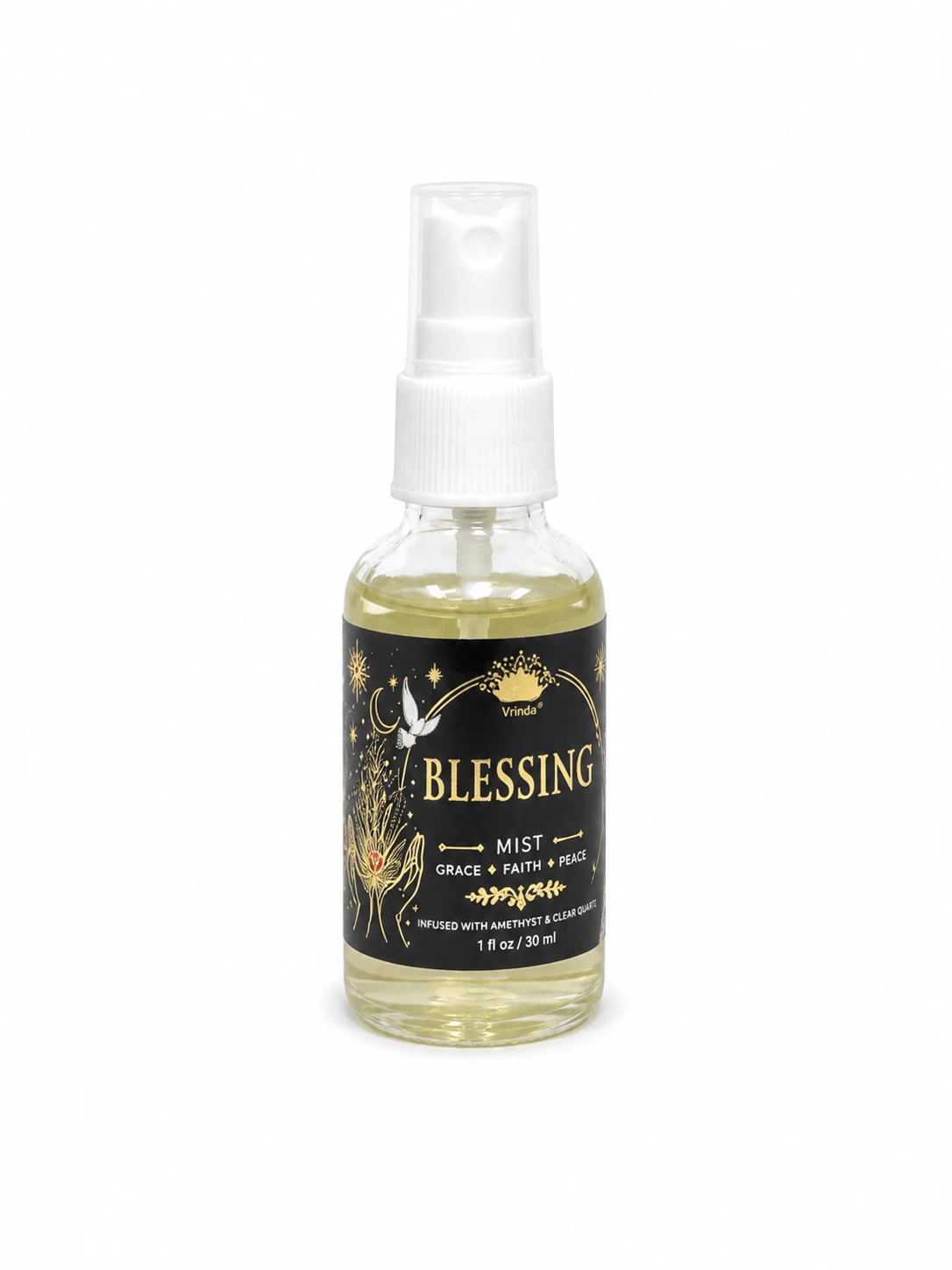 Blessing Air Freshener with Clear Quartz Crystal