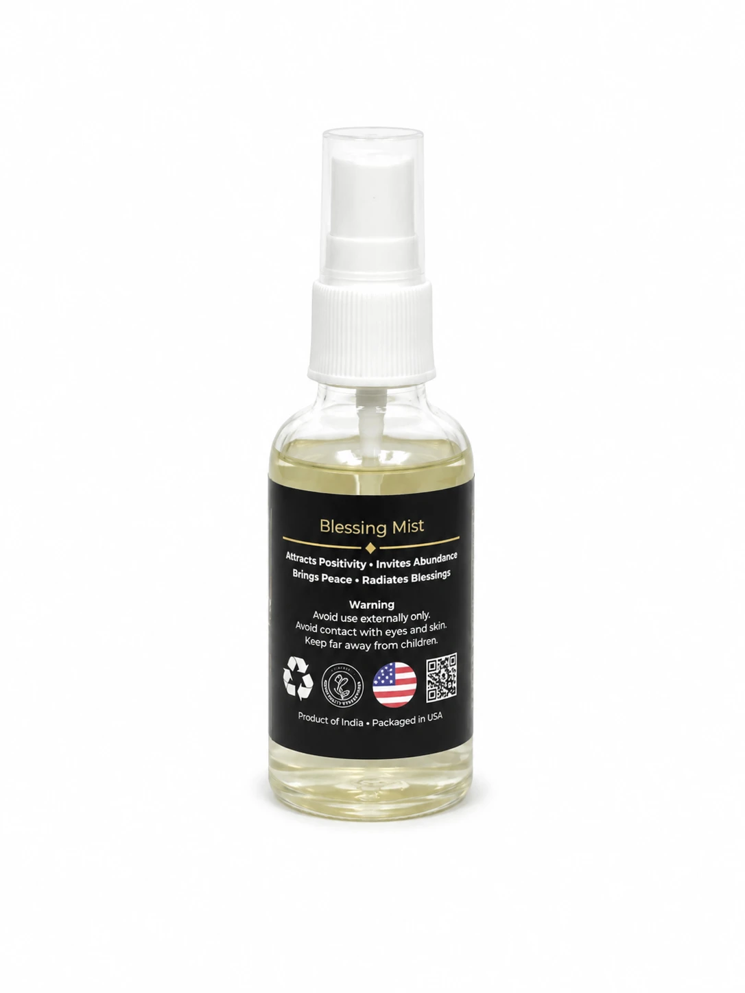 Blessing Air Freshener with Clear Quartz Crystal