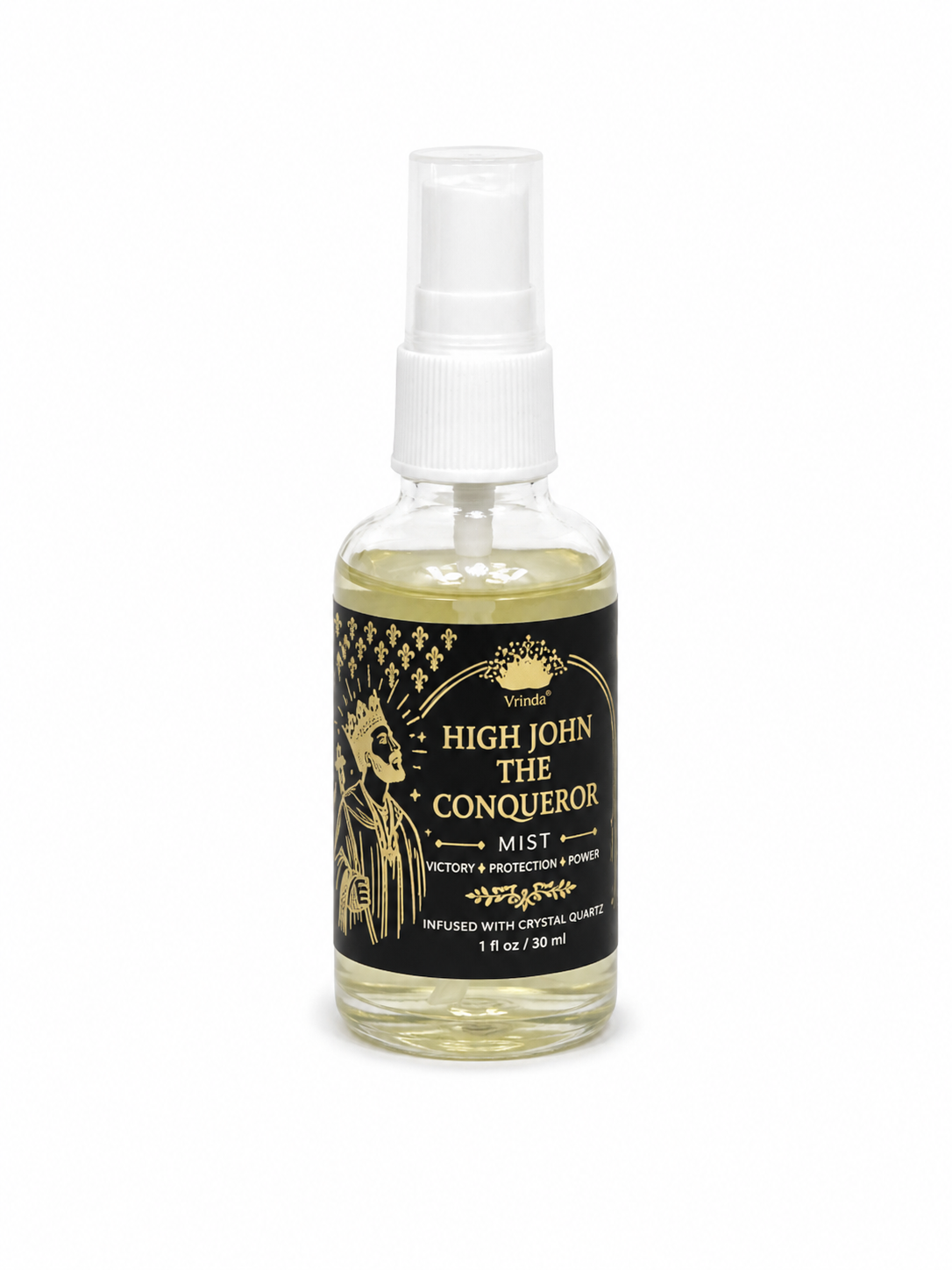 High John the Conqueror Air Freshener with Clear Quartz Crystal – 30 ml