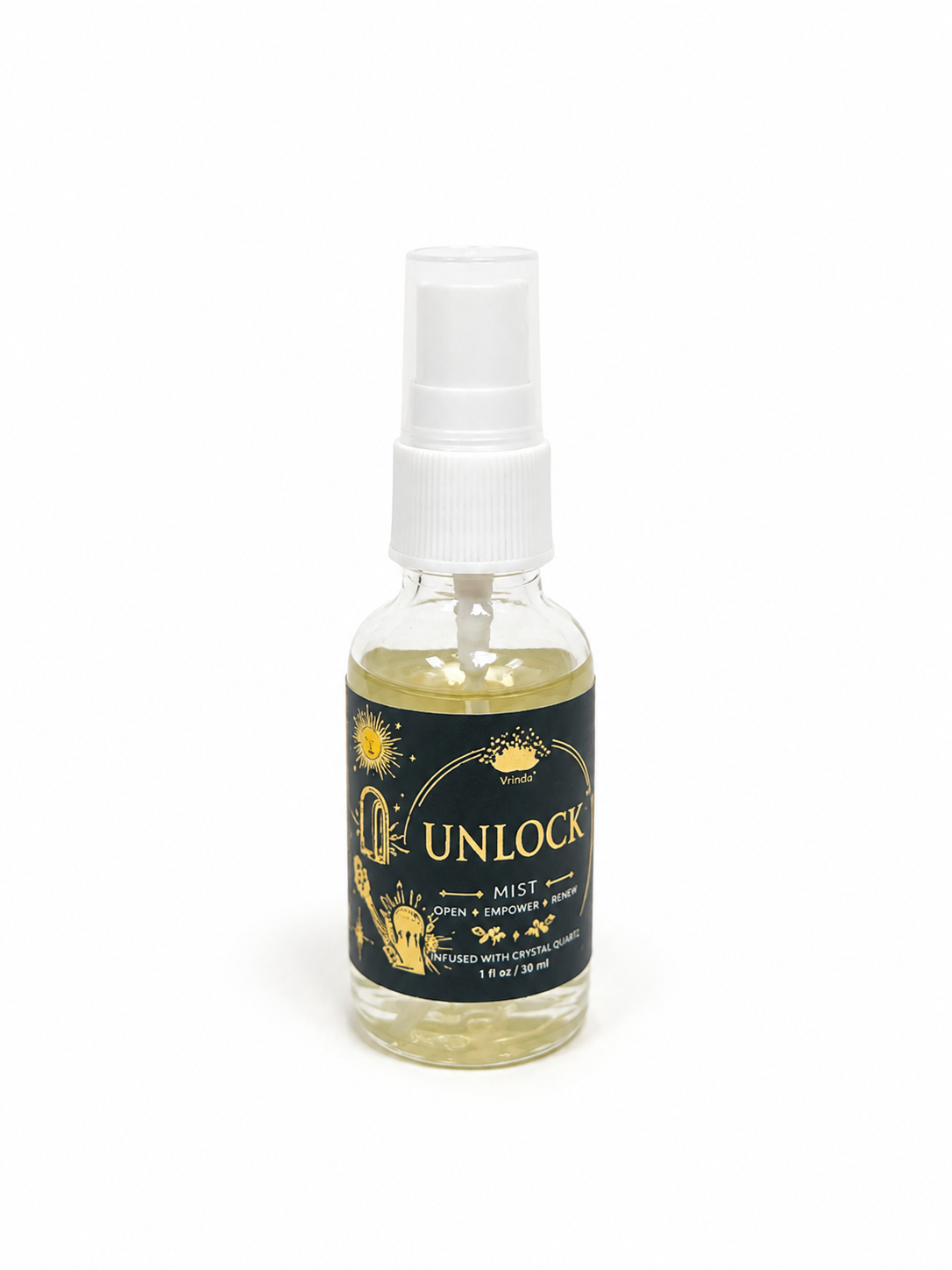 Unlock Air Freshener with Clear Quartz Crystal – 30 ml