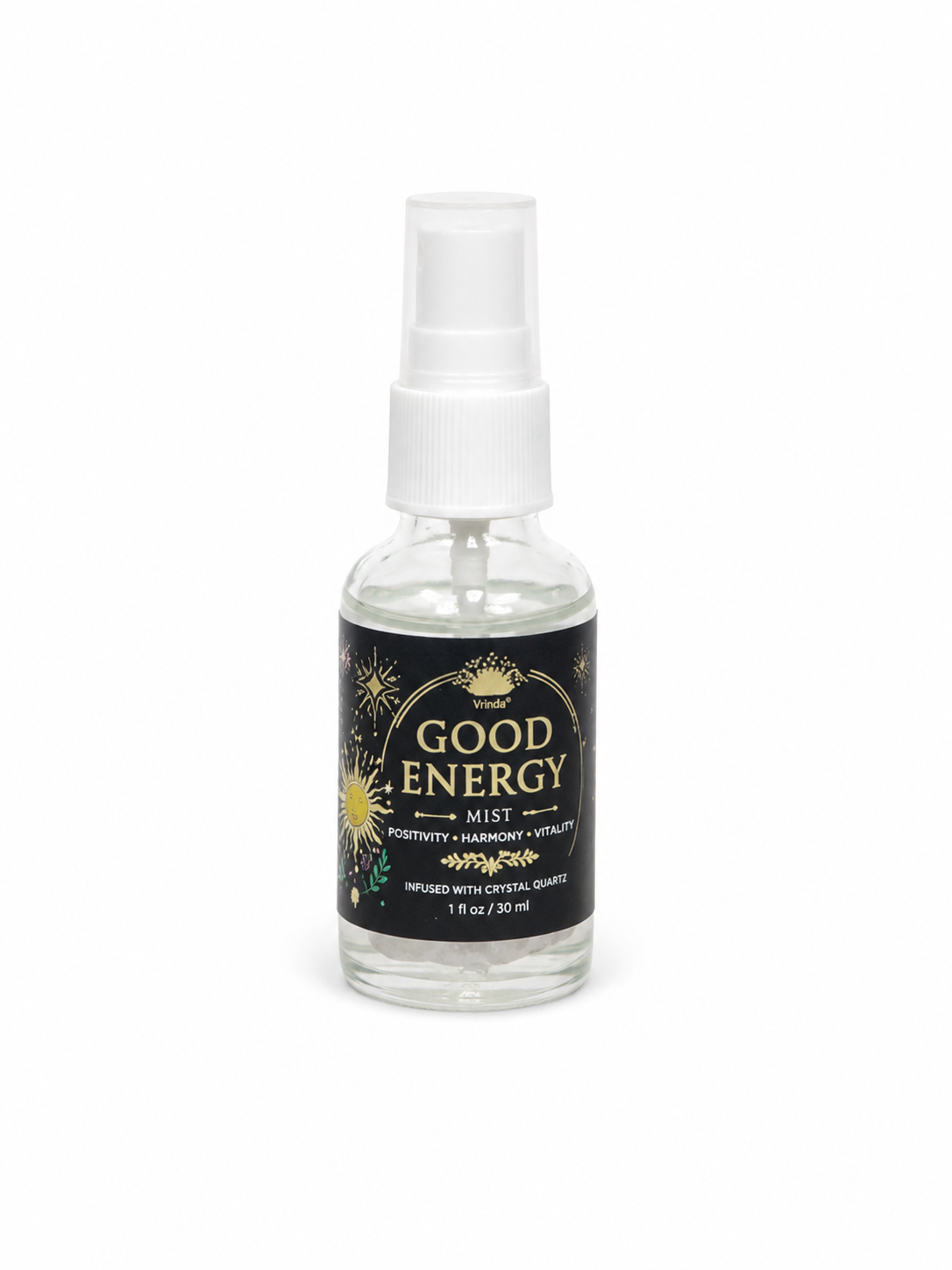 Good Energy Air Freshener with Clear Quartz Crystal – 30 ml