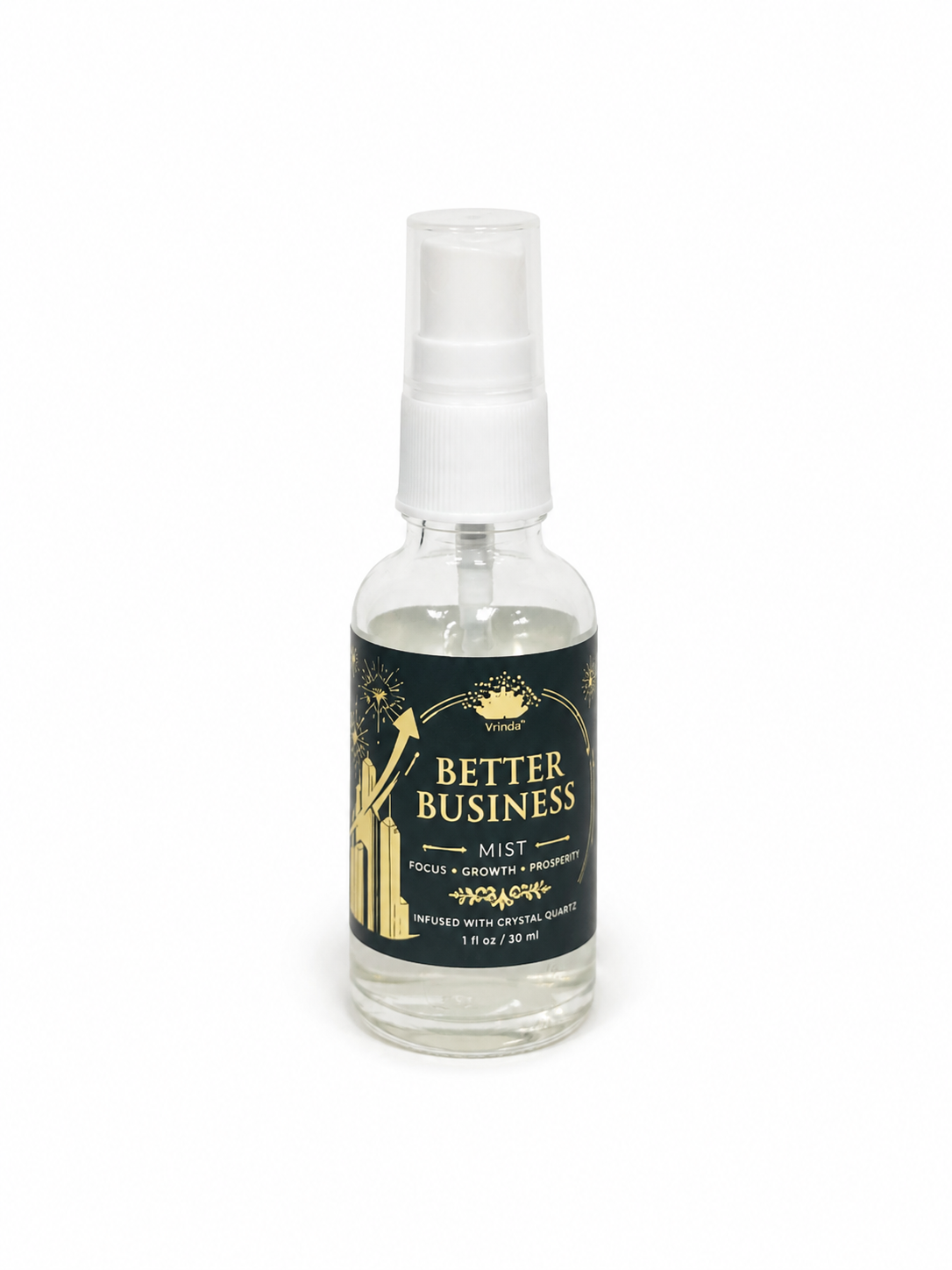Better Business Air Freshener with Clear Quartz Crystal – 30 ml