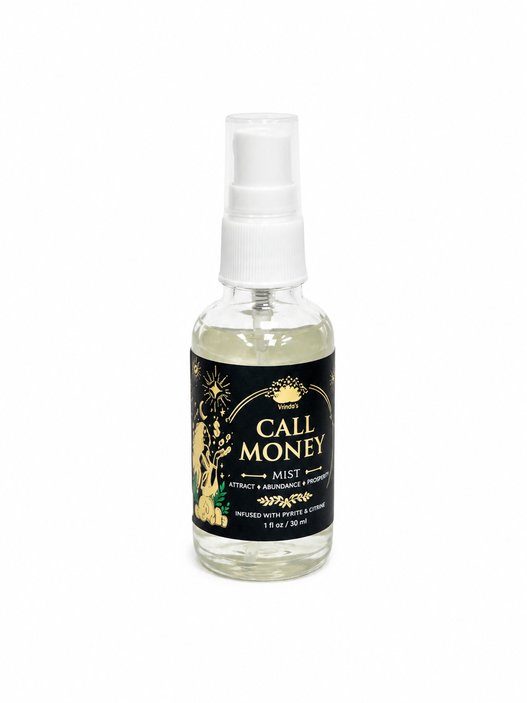 Call Money Air Freshener with Clear Quartz Crystal – 30 ml