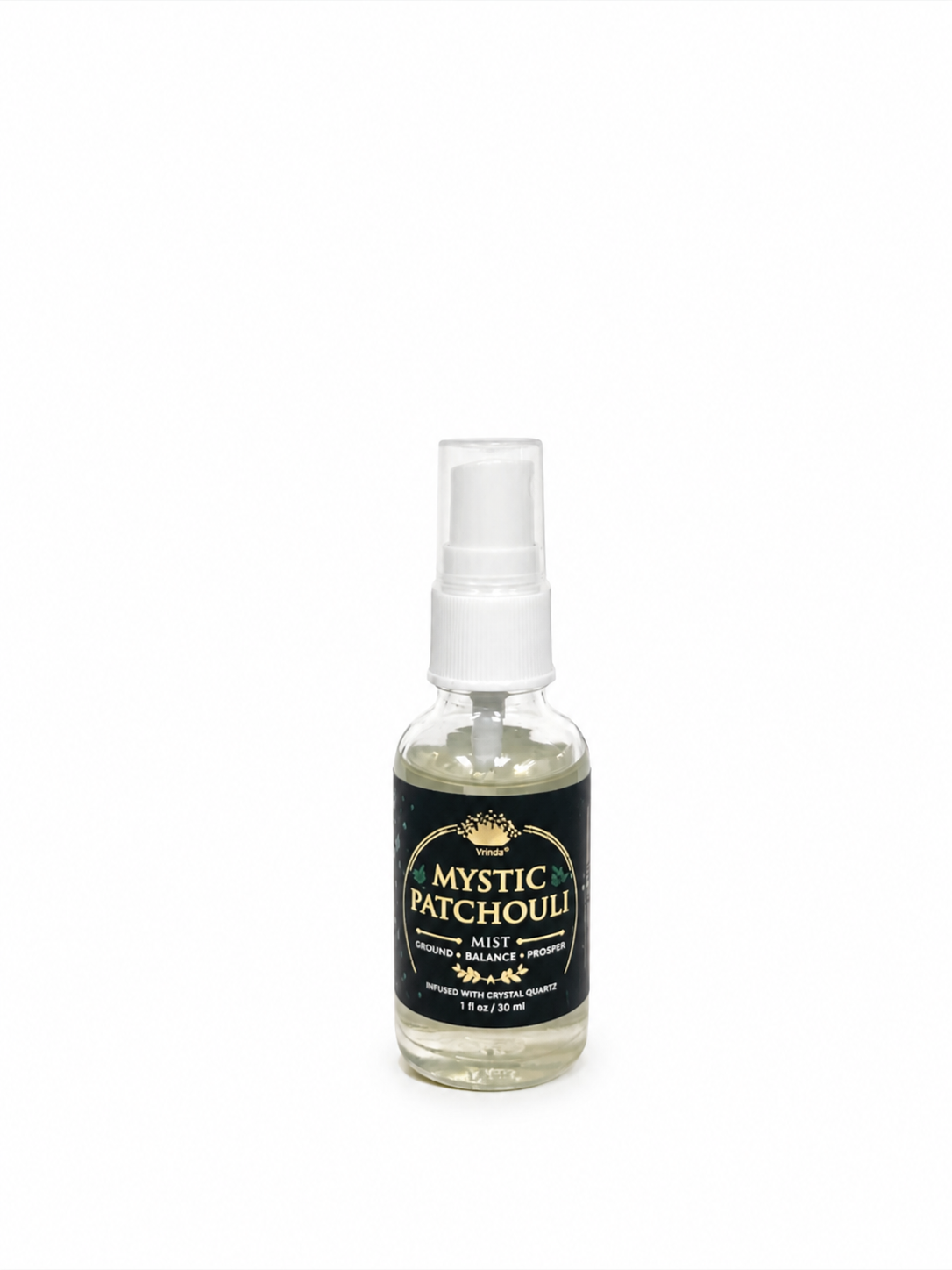 mystic Patchouli Air Freshener with Clear Quartz Crystal – 30 ml