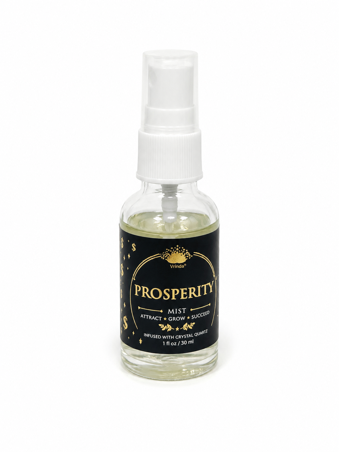 Prosperity Air Freshener with Clear Quartz Crystal – 30 ml