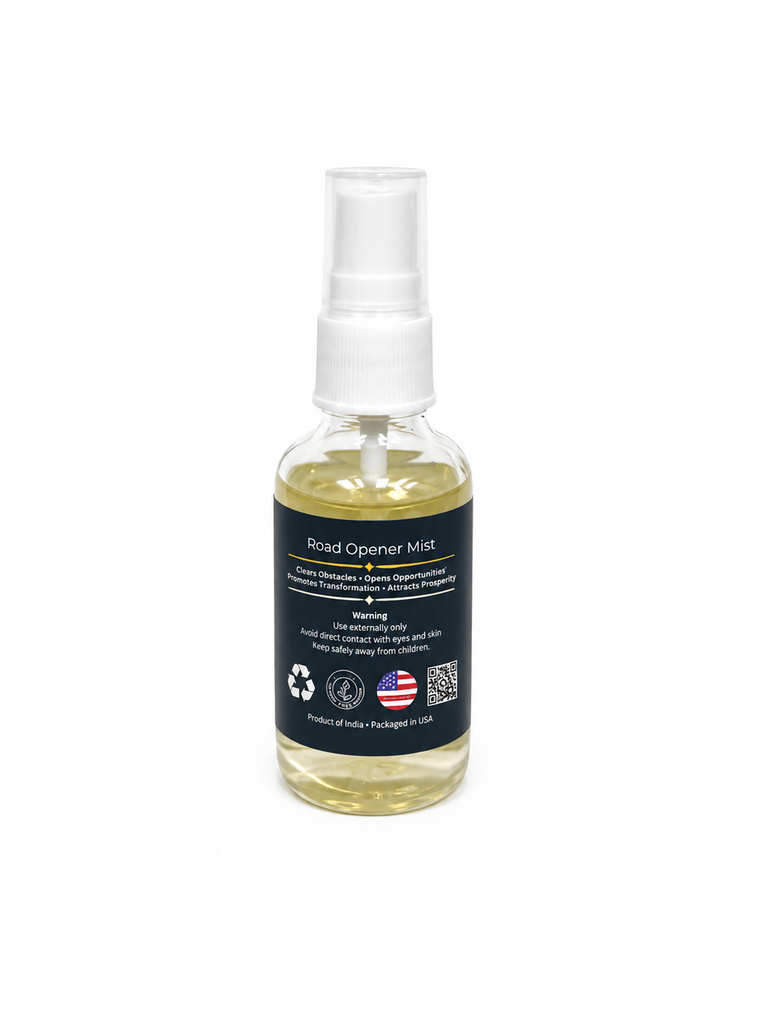Road Opener Freshener with Clear Quartz Crystal