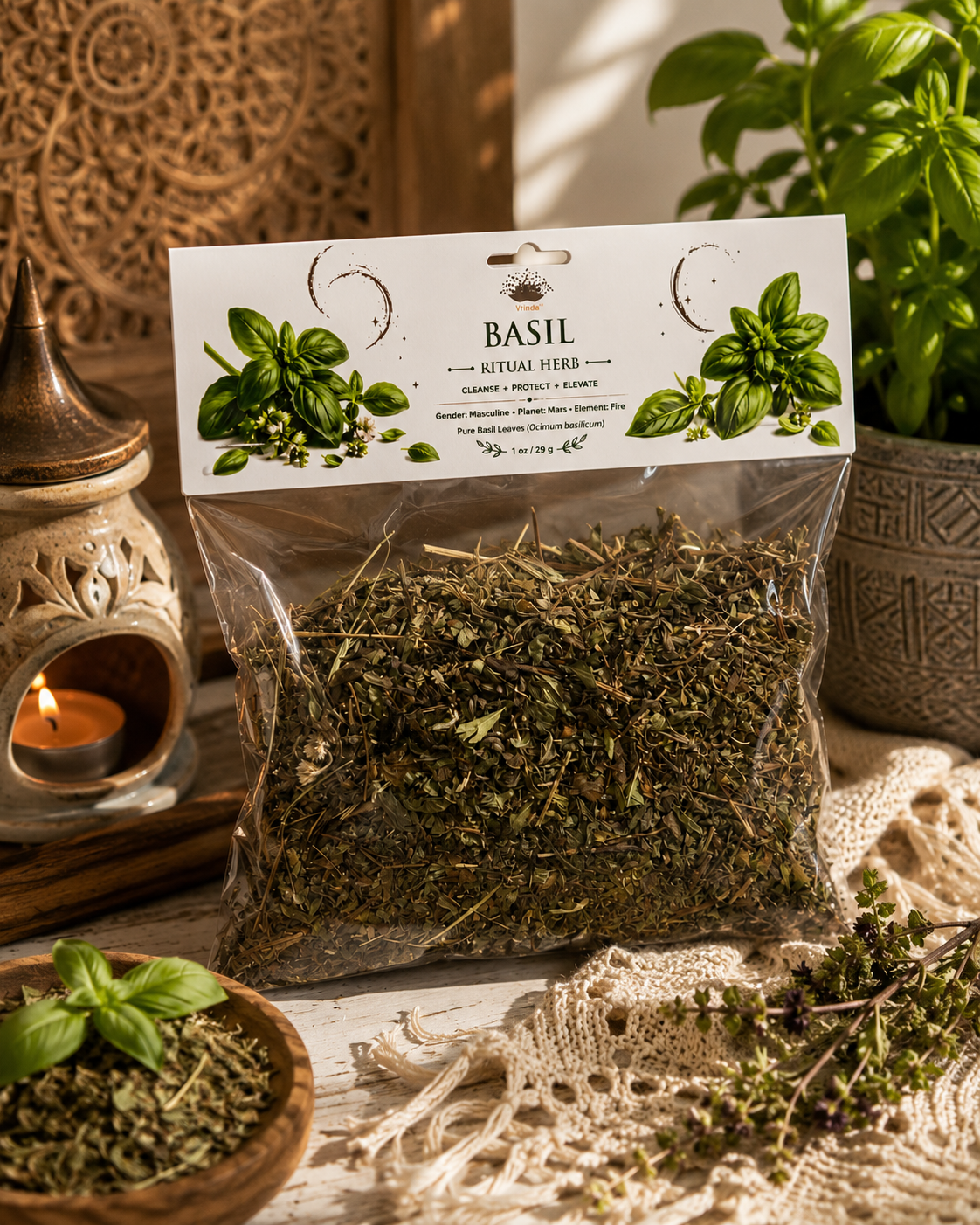 Ritual Herb Basil dried 1oz.