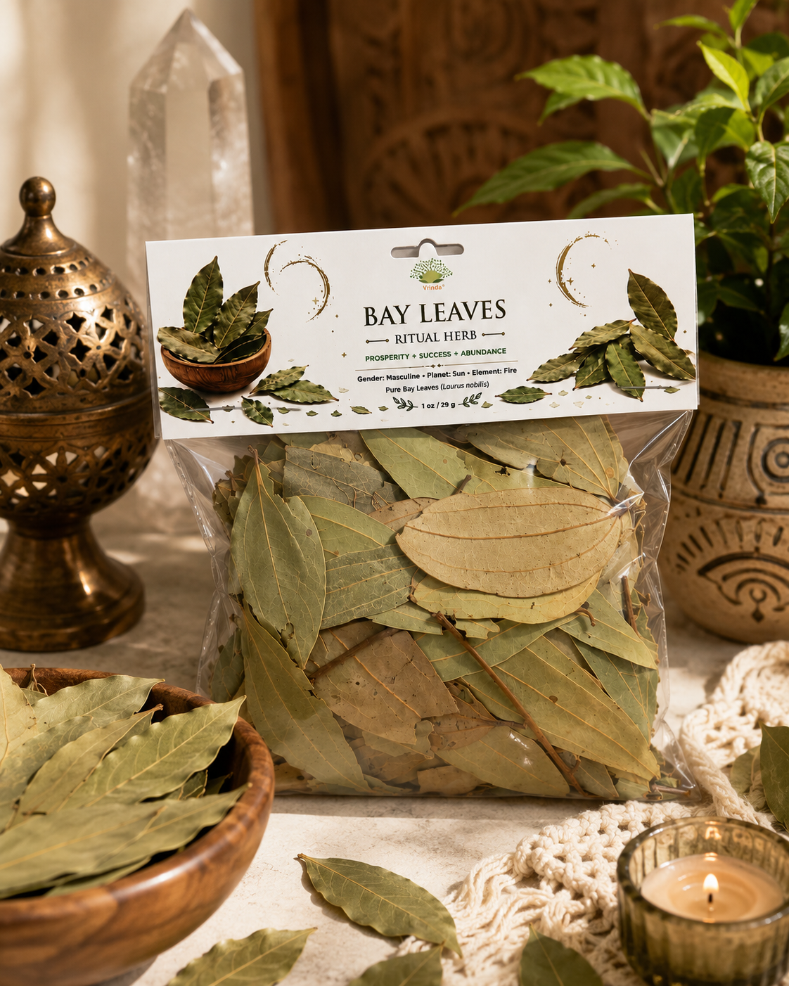 Ritual Herb Bay Leaves dried 1oz.