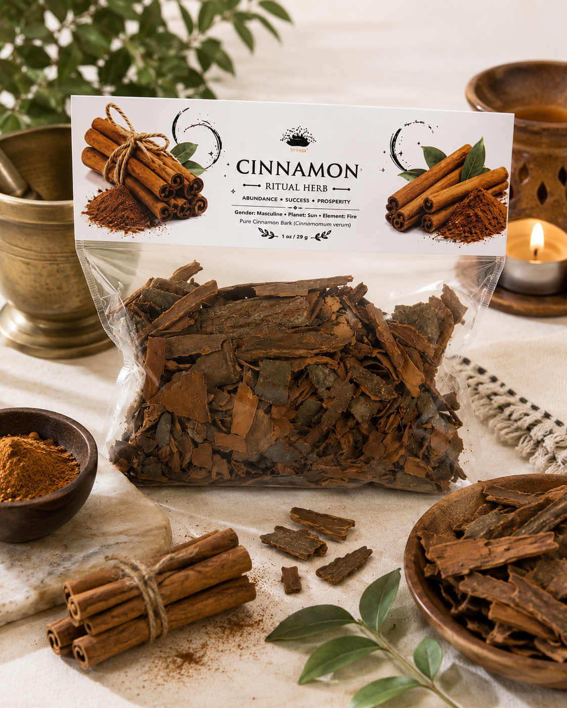 Ritual Herb Cinnamon Chips 1oz.