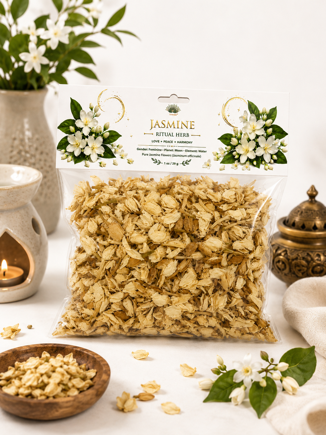 Ritual Herb Jasmine Flower dried 1oz.