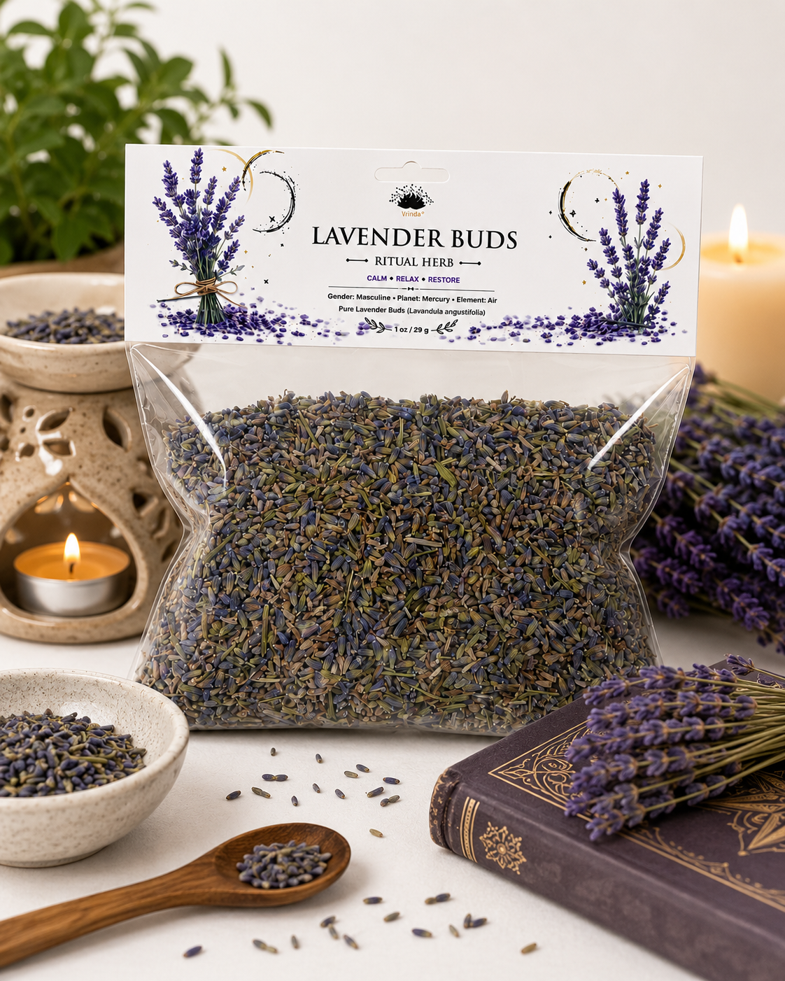 Ritual Herb Lavender Buds 1oz.
