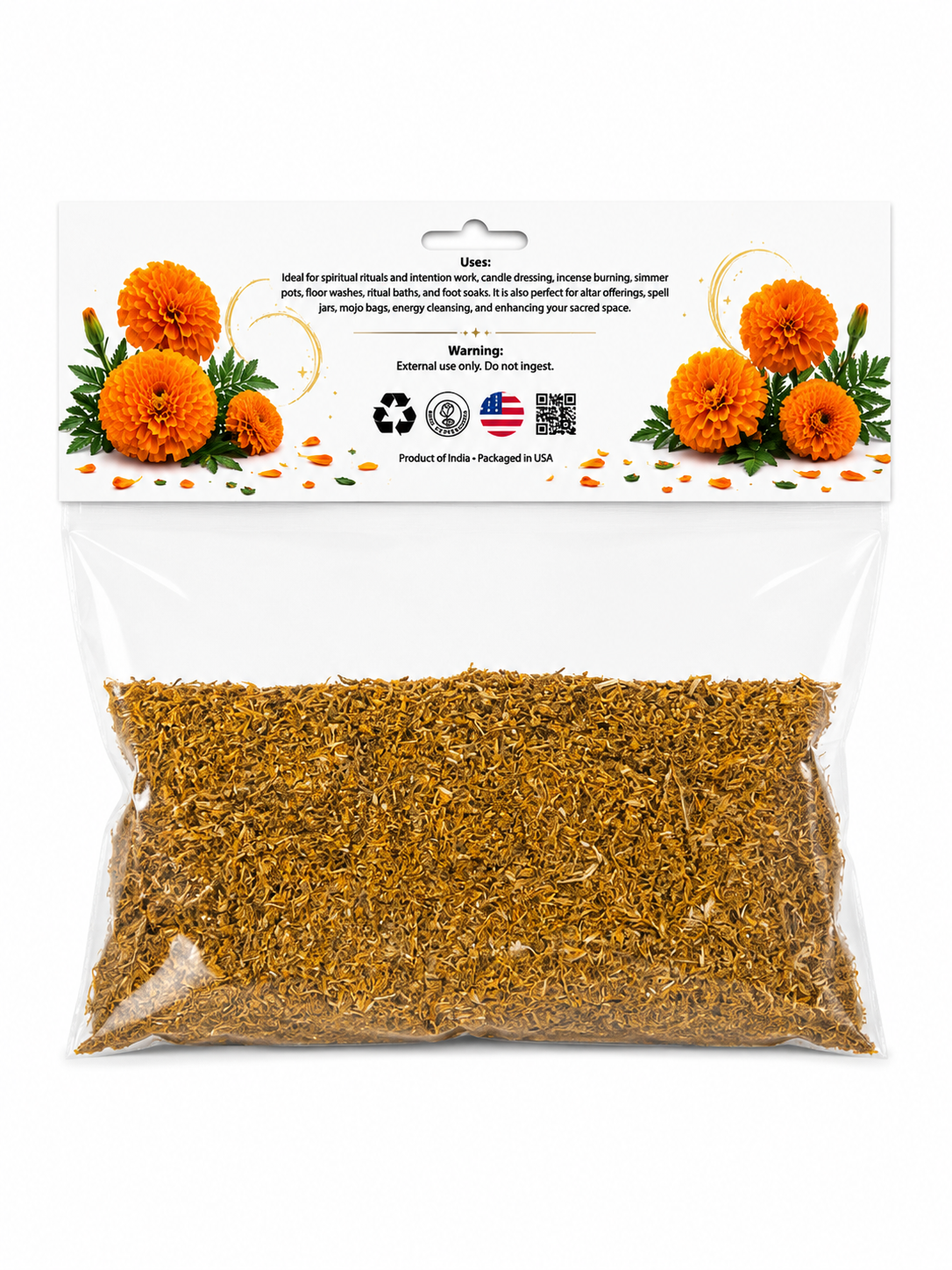 Ritual Herb Marigold flower crushed 1oz