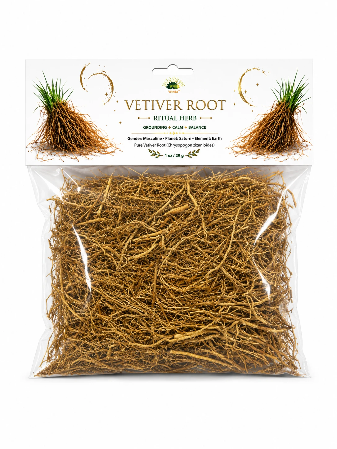 Ritual Herb Vetiver Root 1oz