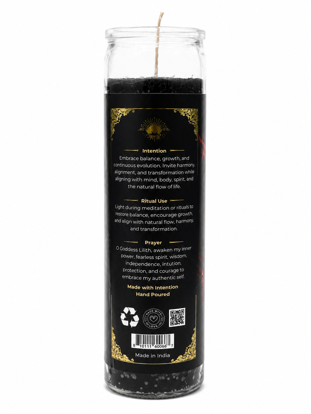 Lilith Spiritual Ritual Jar Candle